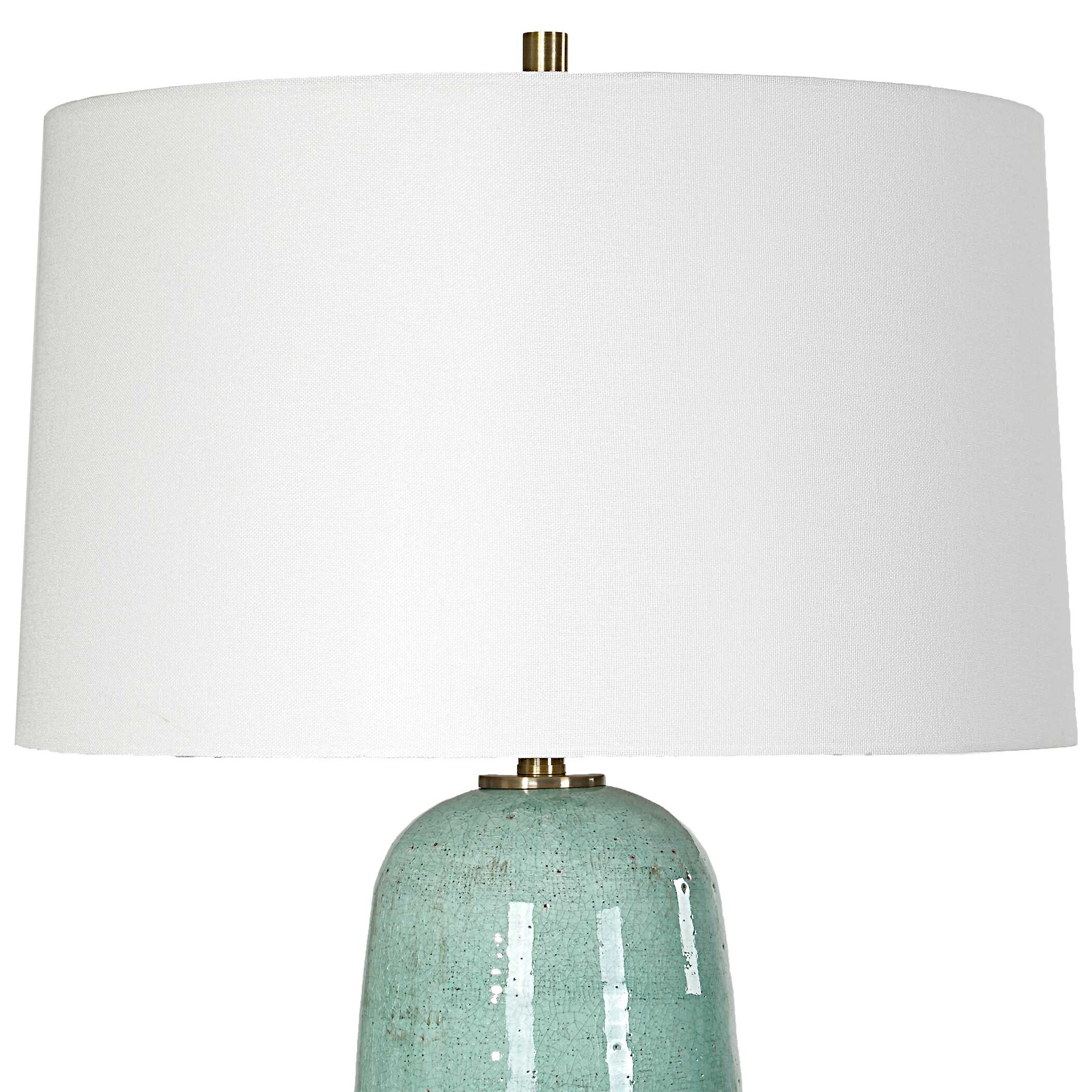 Andale Crackled Teal Table Lamp - Image 5