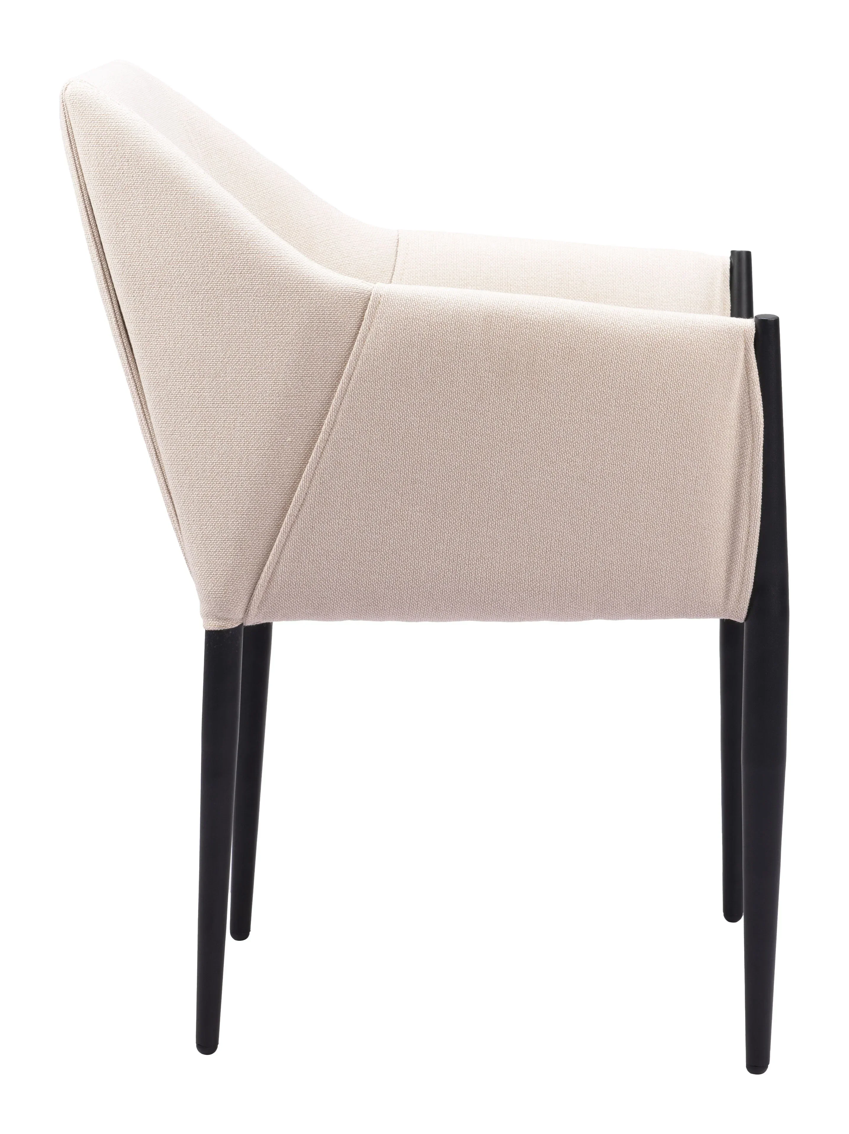 Andover Dining Chair (Set of 2) Beige - Image 2