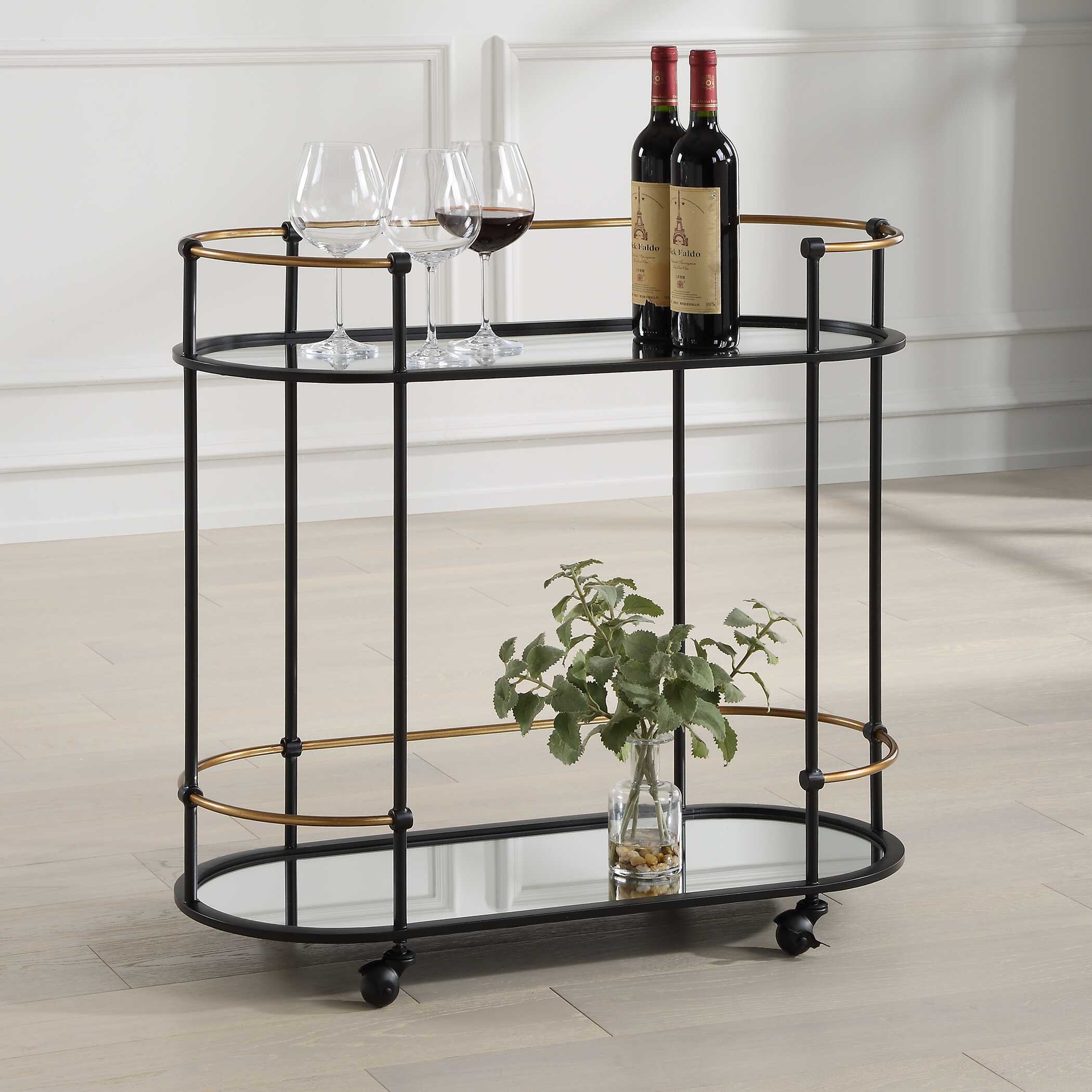 Andre Iron Bar Cart - Image 2