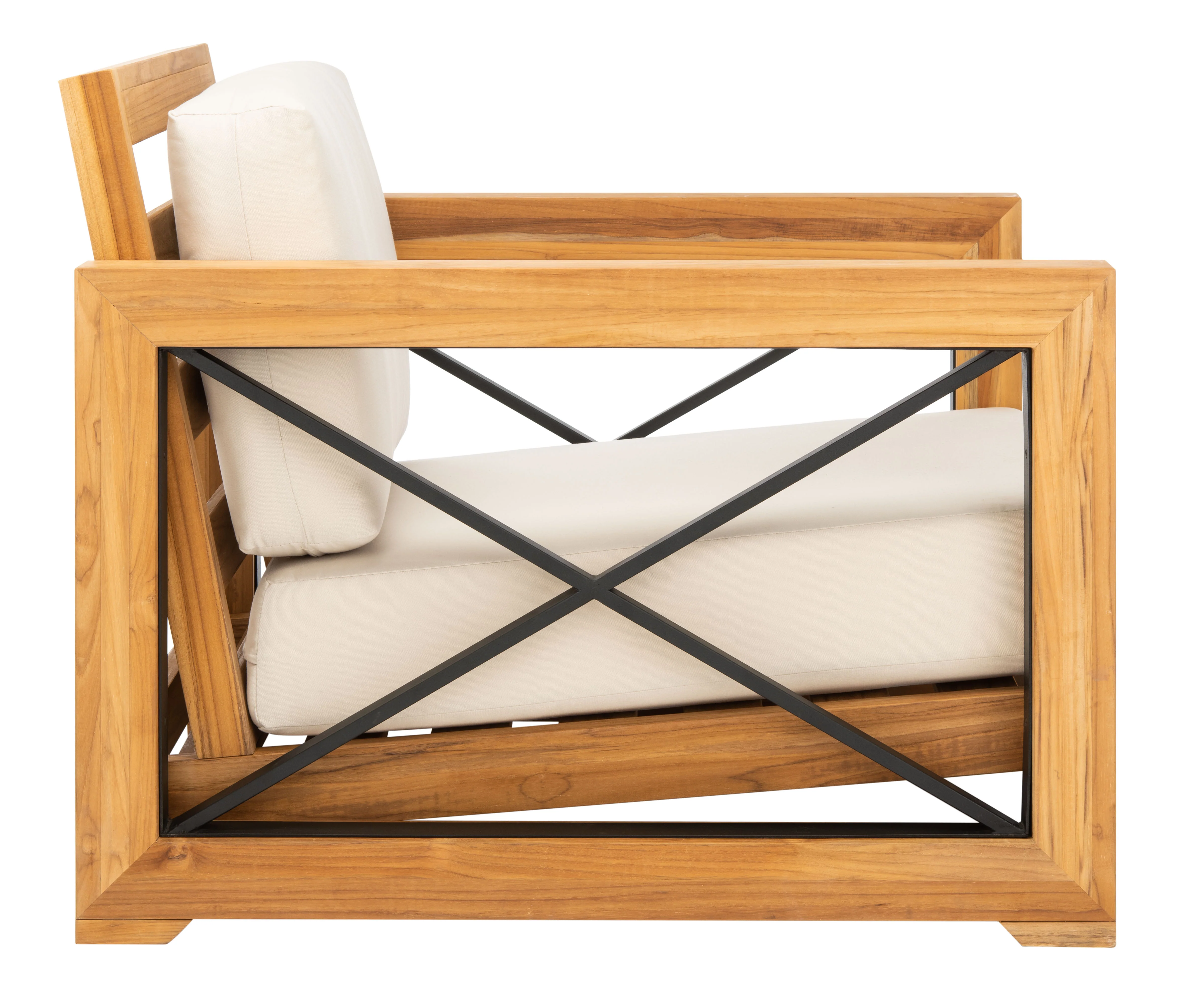 Andros Brazilian Teak Patio Chair - Image 8