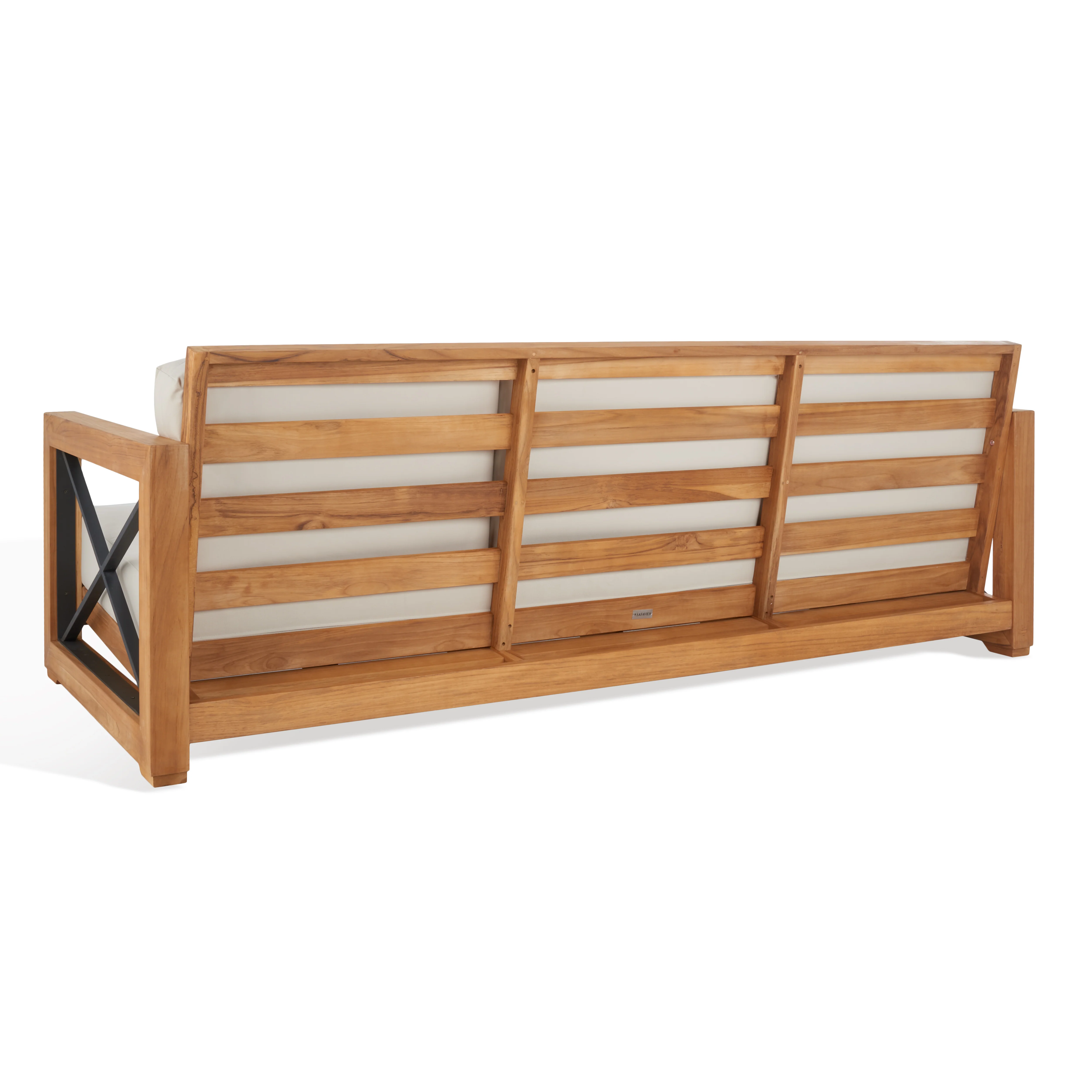 Andros Brazilian Teak Patio Sofa - Image 8