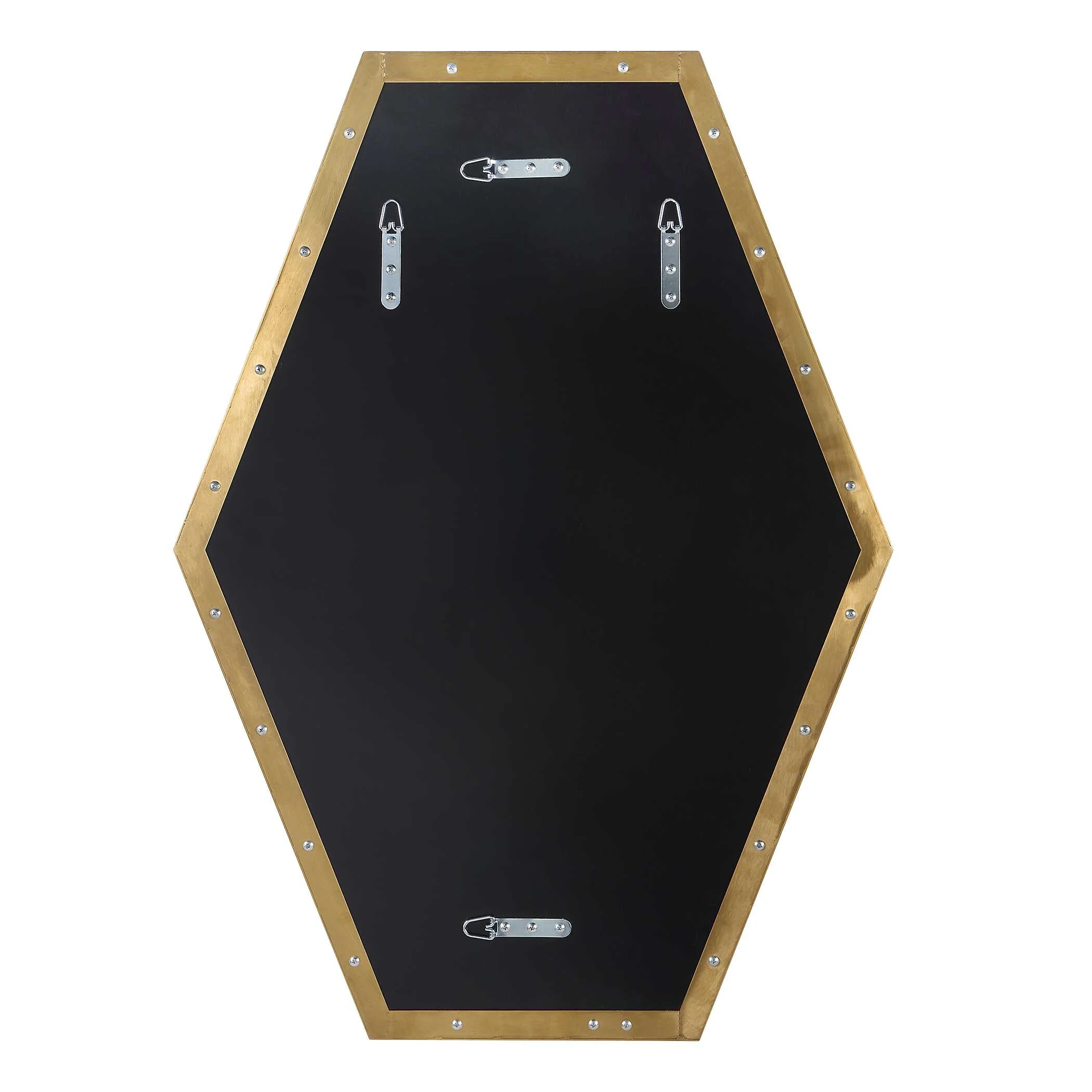 Ankara Brass Hexagon Mirror - Image 6