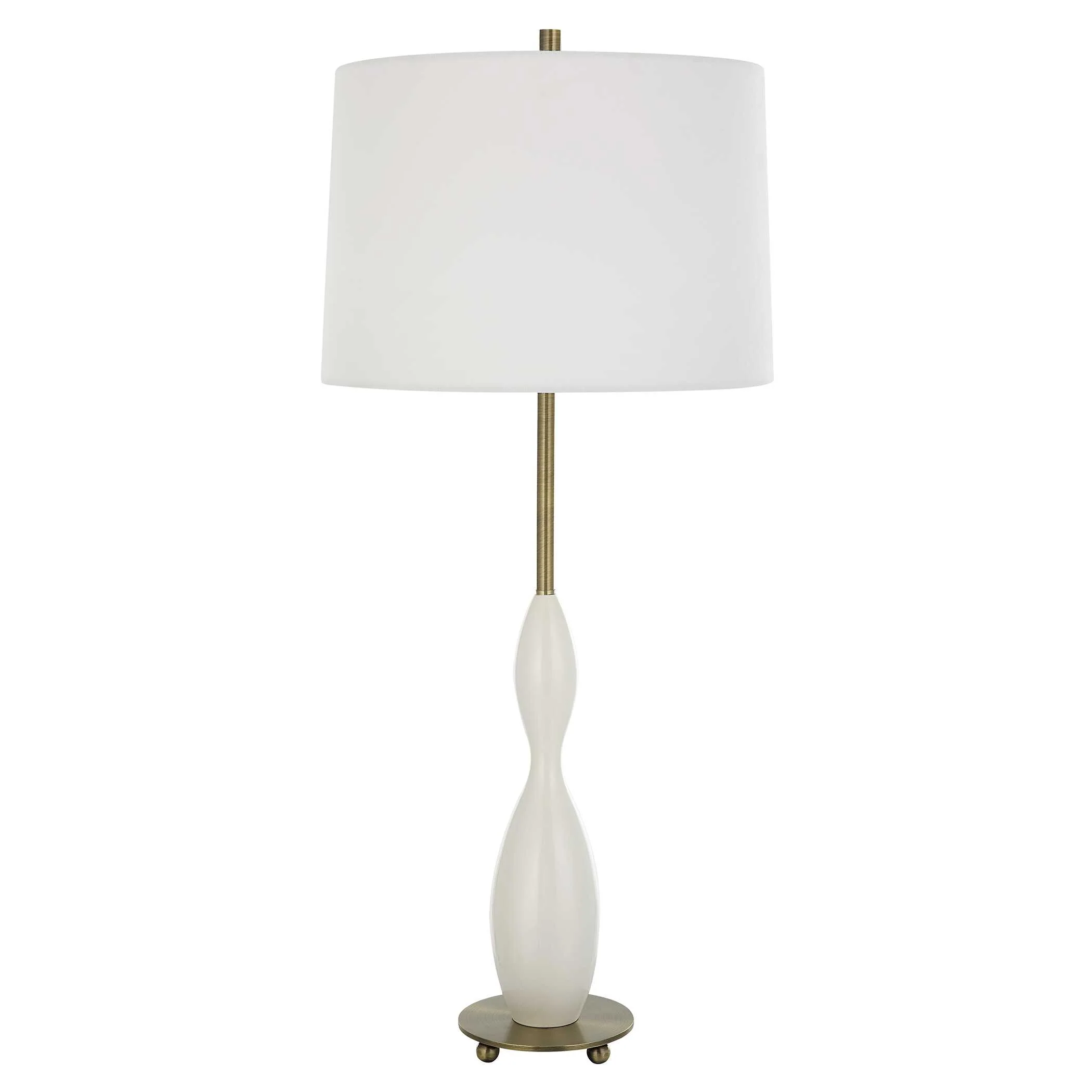 Annora Glossy White Table Lamp - Image 4