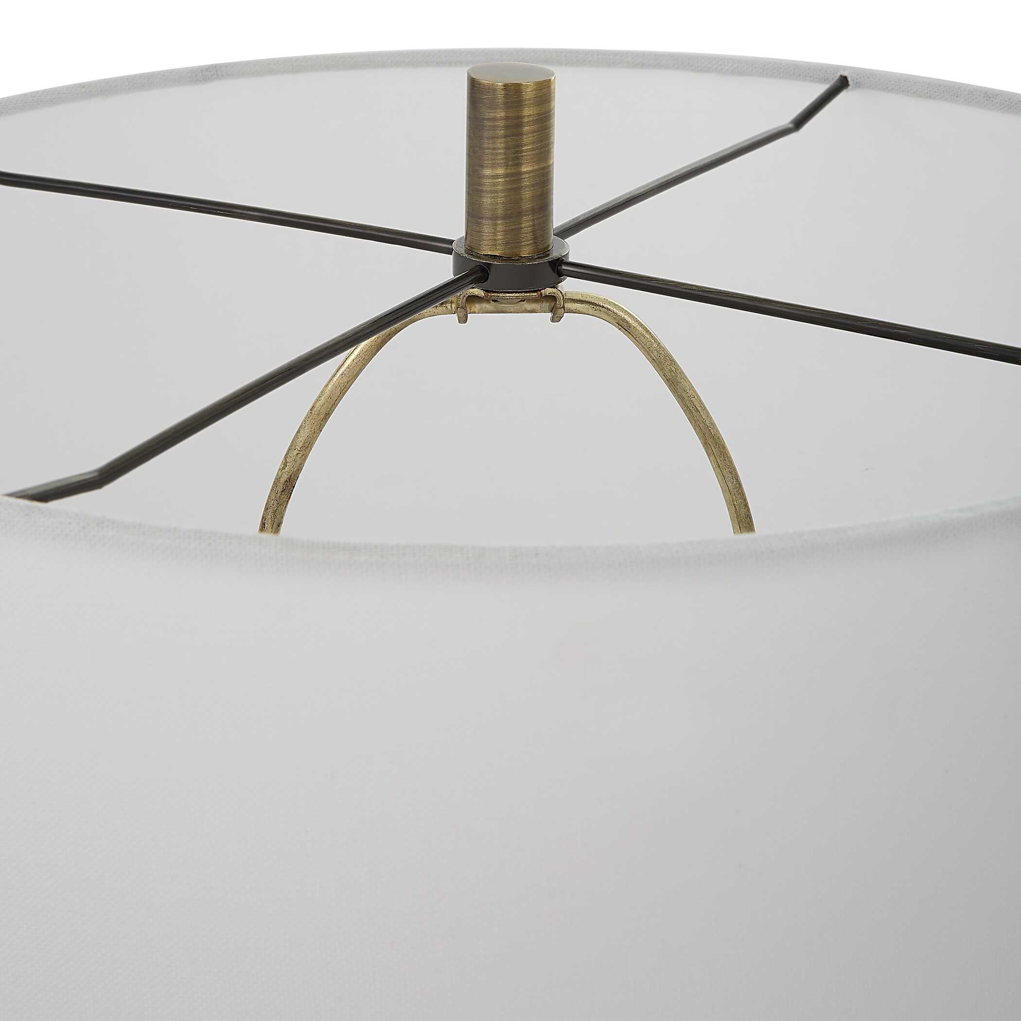 Annora Glossy White Table Lamp - Image 6