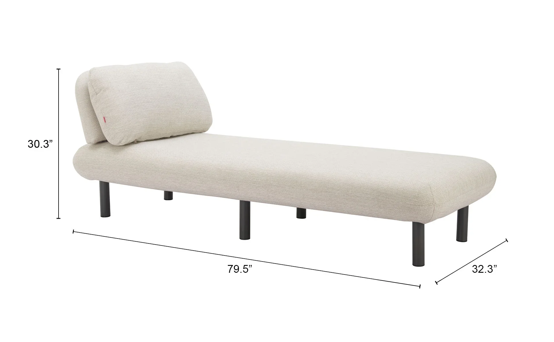 Aperto Chaise Beige - Image 6
