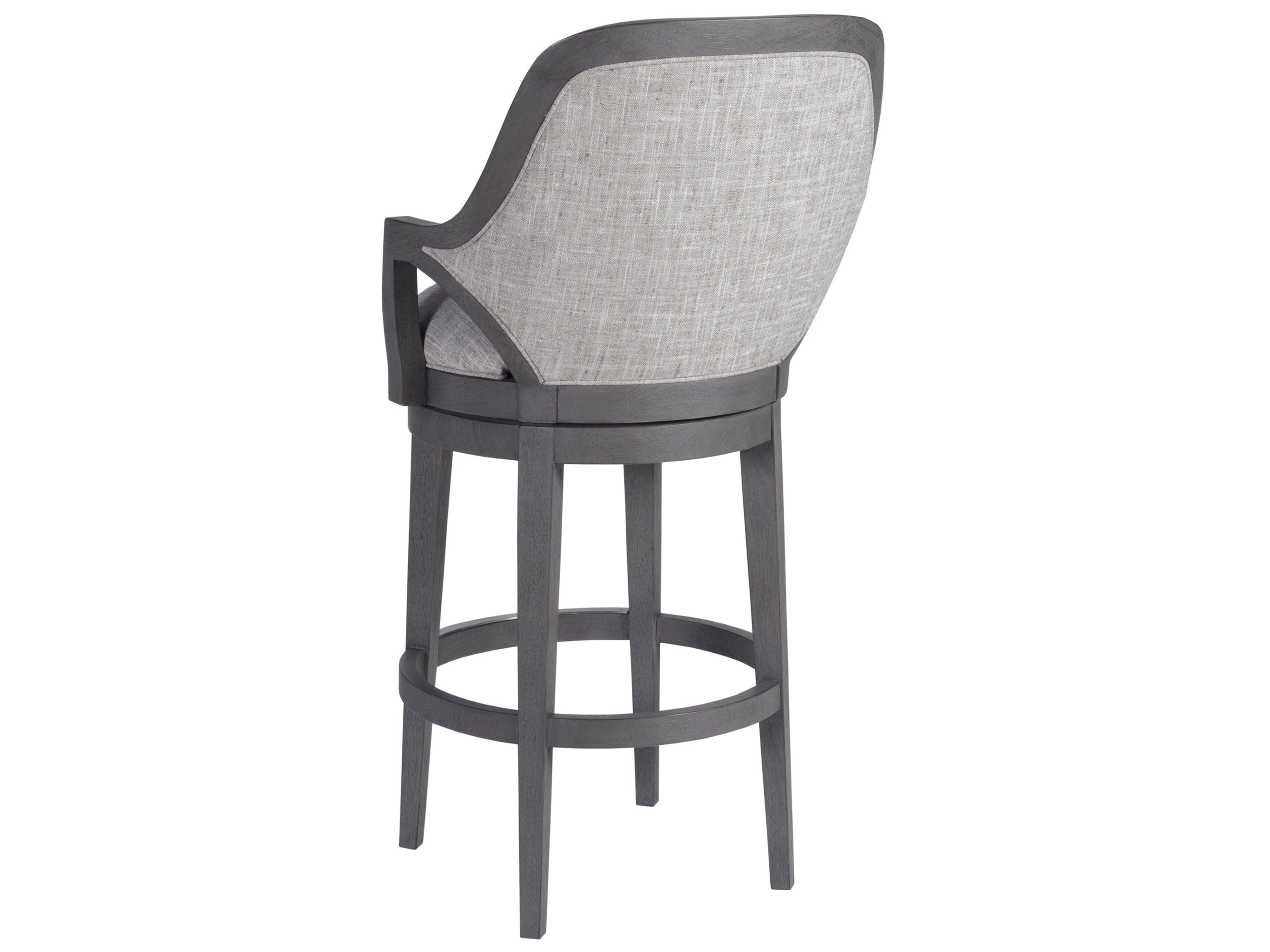 Appellation Upholstered Swivel Barstool - Image 3