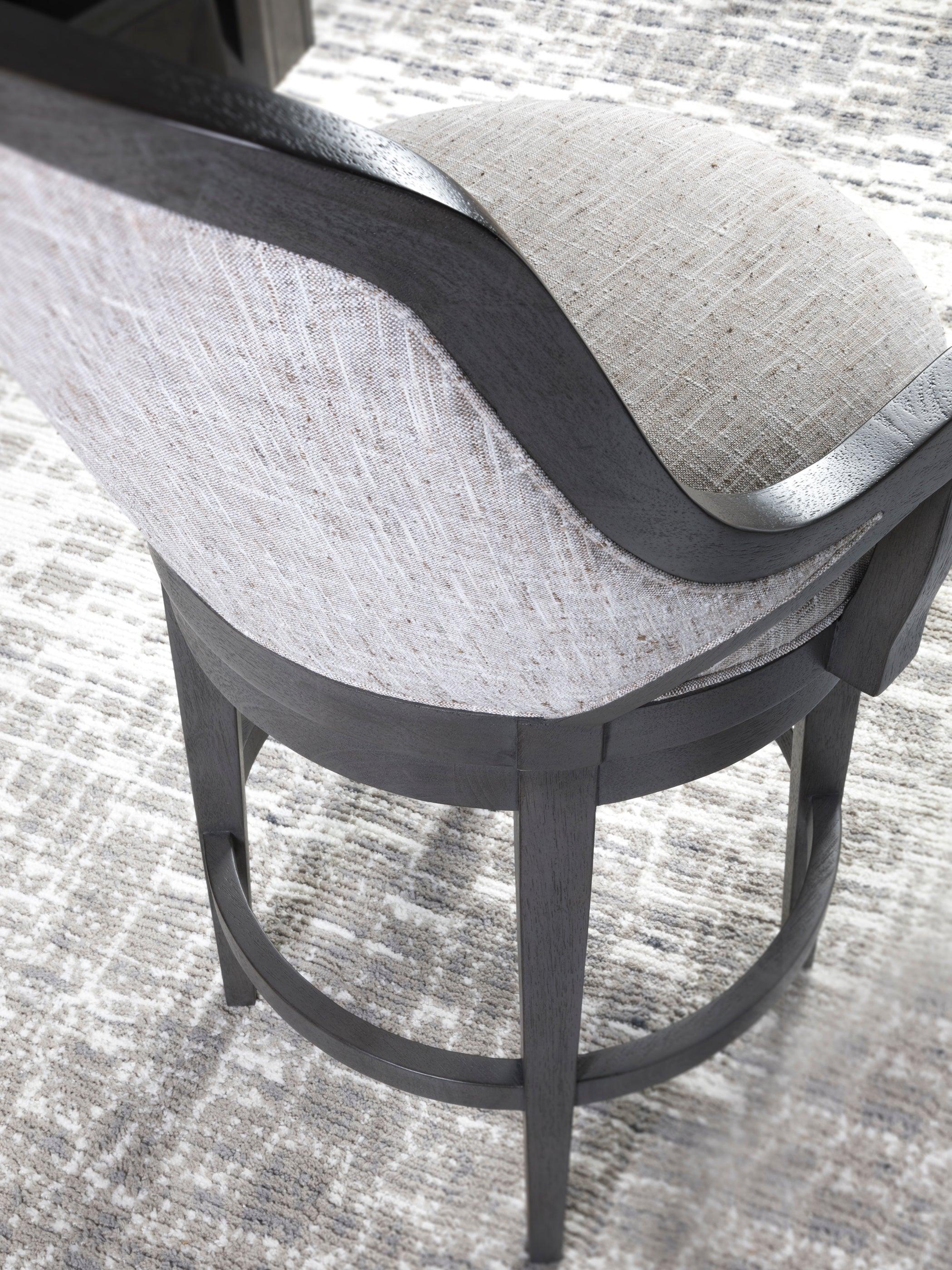 Appellation Upholstered Swivel Counter Stool - Image 3