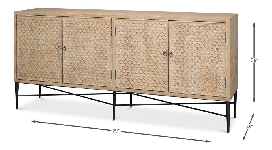 Archie Four Door Sideboard - Image 6