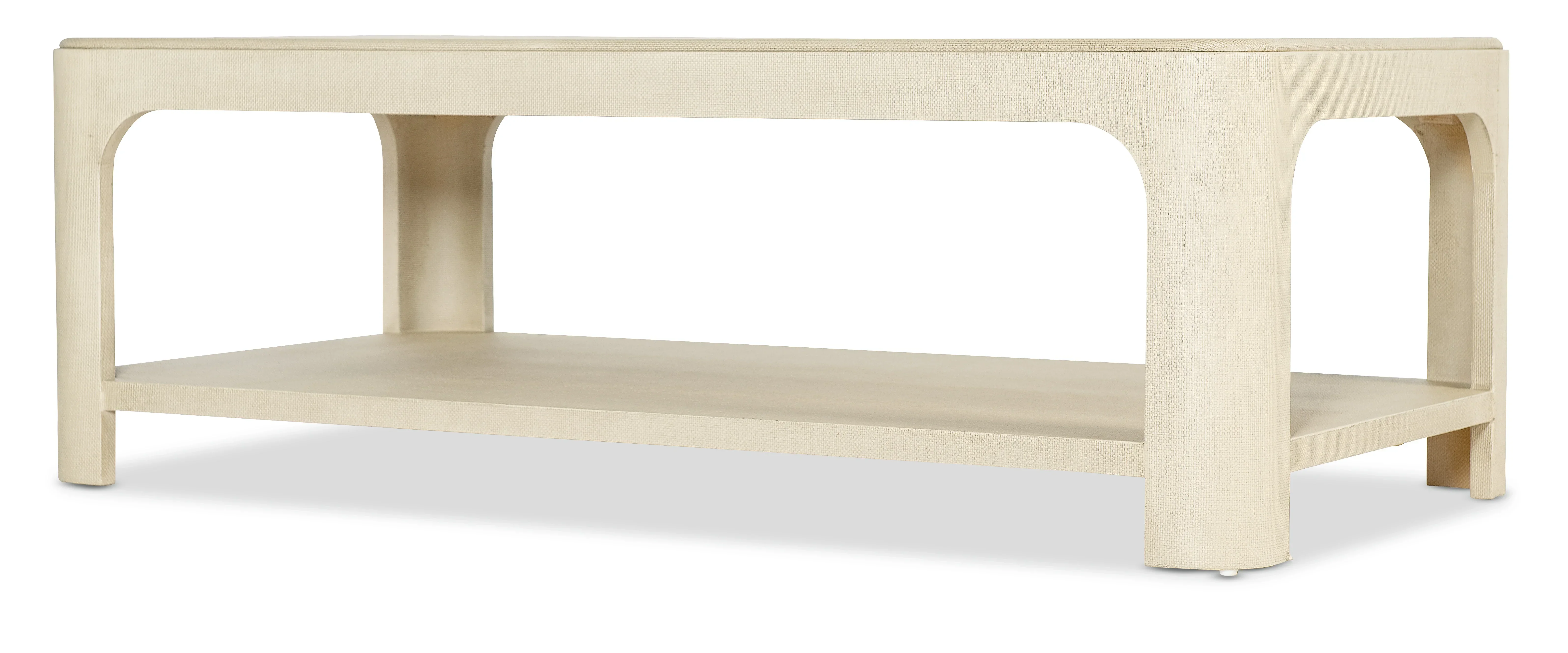 Archives Raffia Rectangle Cocktail Table - Image 2