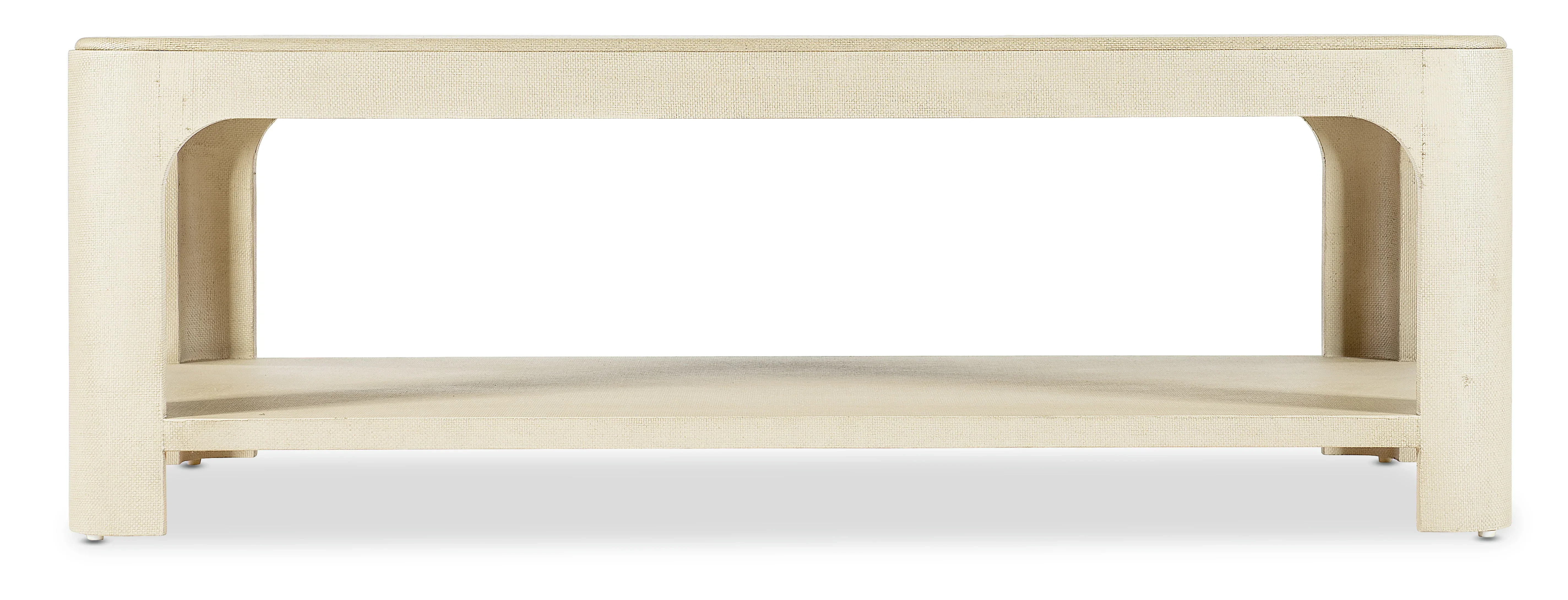 Archives Raffia Rectangle Cocktail Table - Image 3