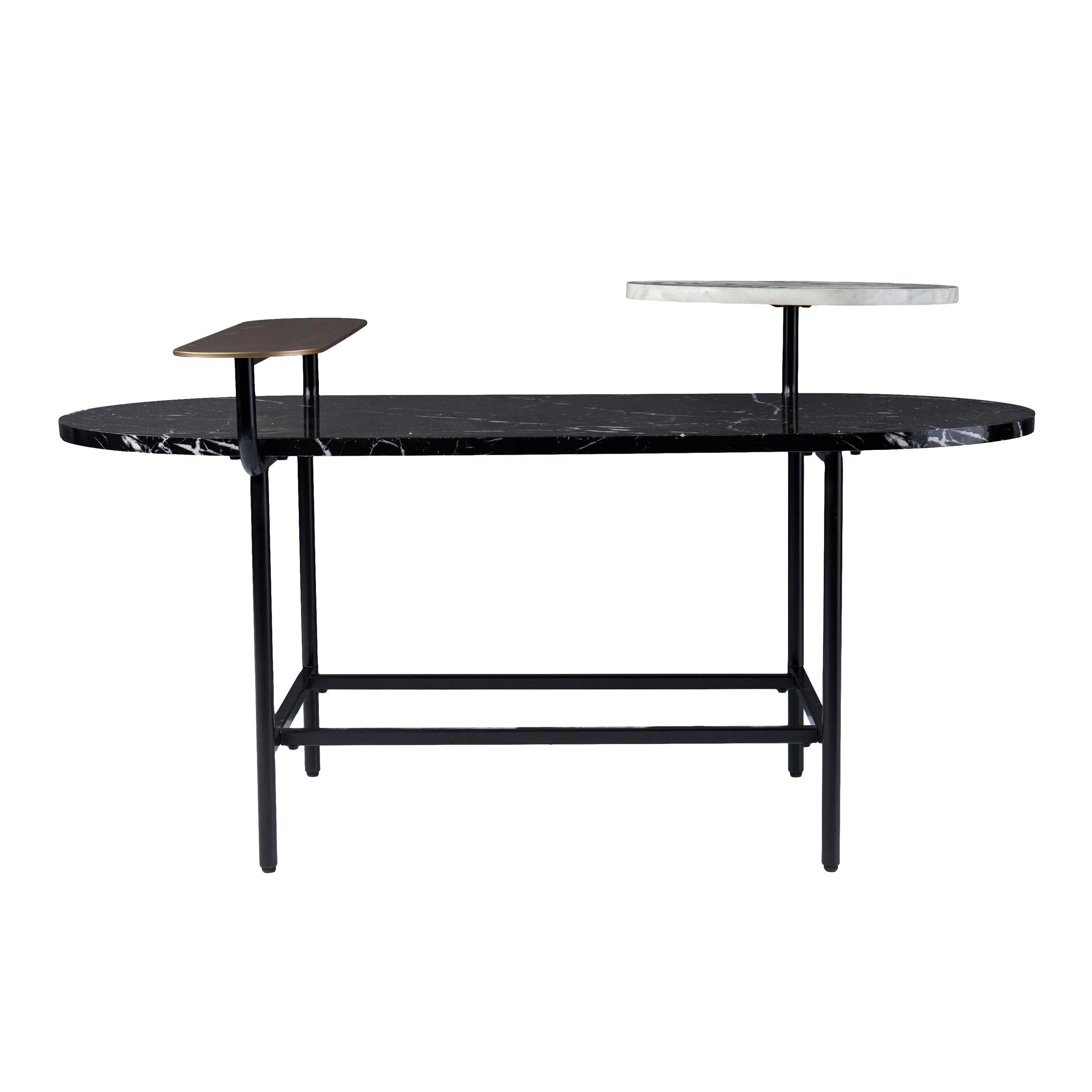 Arcklid Faux Marble Cocktail Table w/ Storage - Image 3
