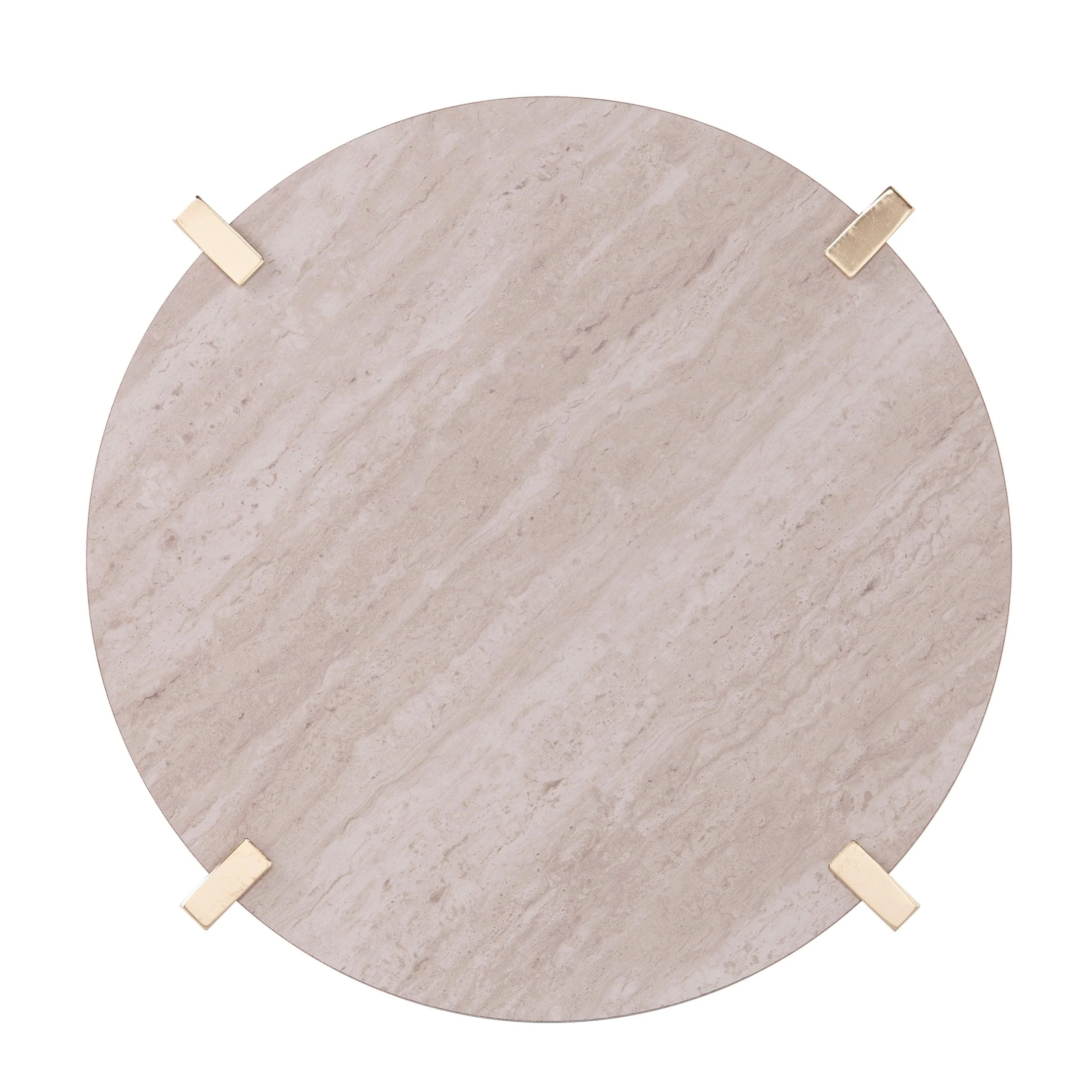 Ardmillan Round End Table w/ Faux Marble Top - Image 5
