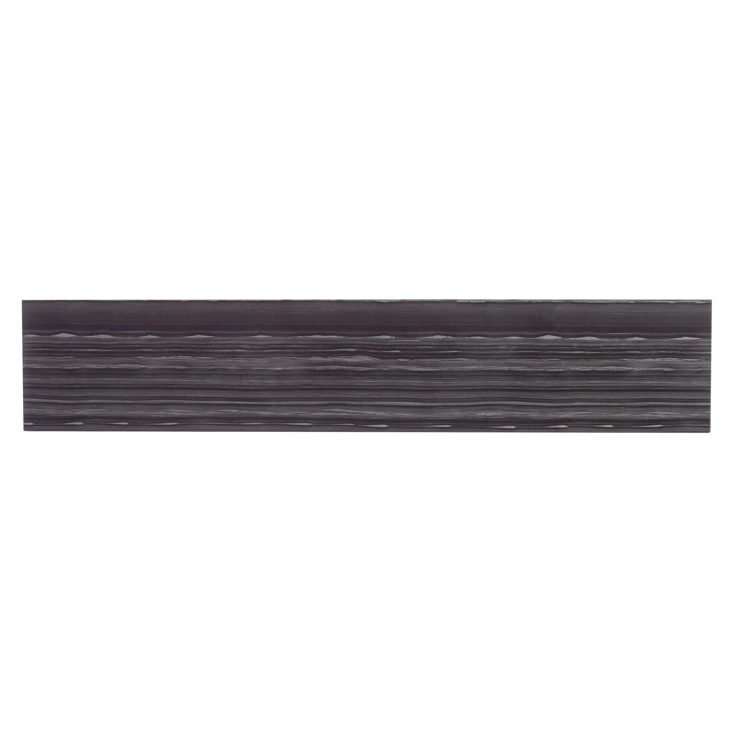 Arendal Faux Stone Skinny Console Table - Silver - Image 5