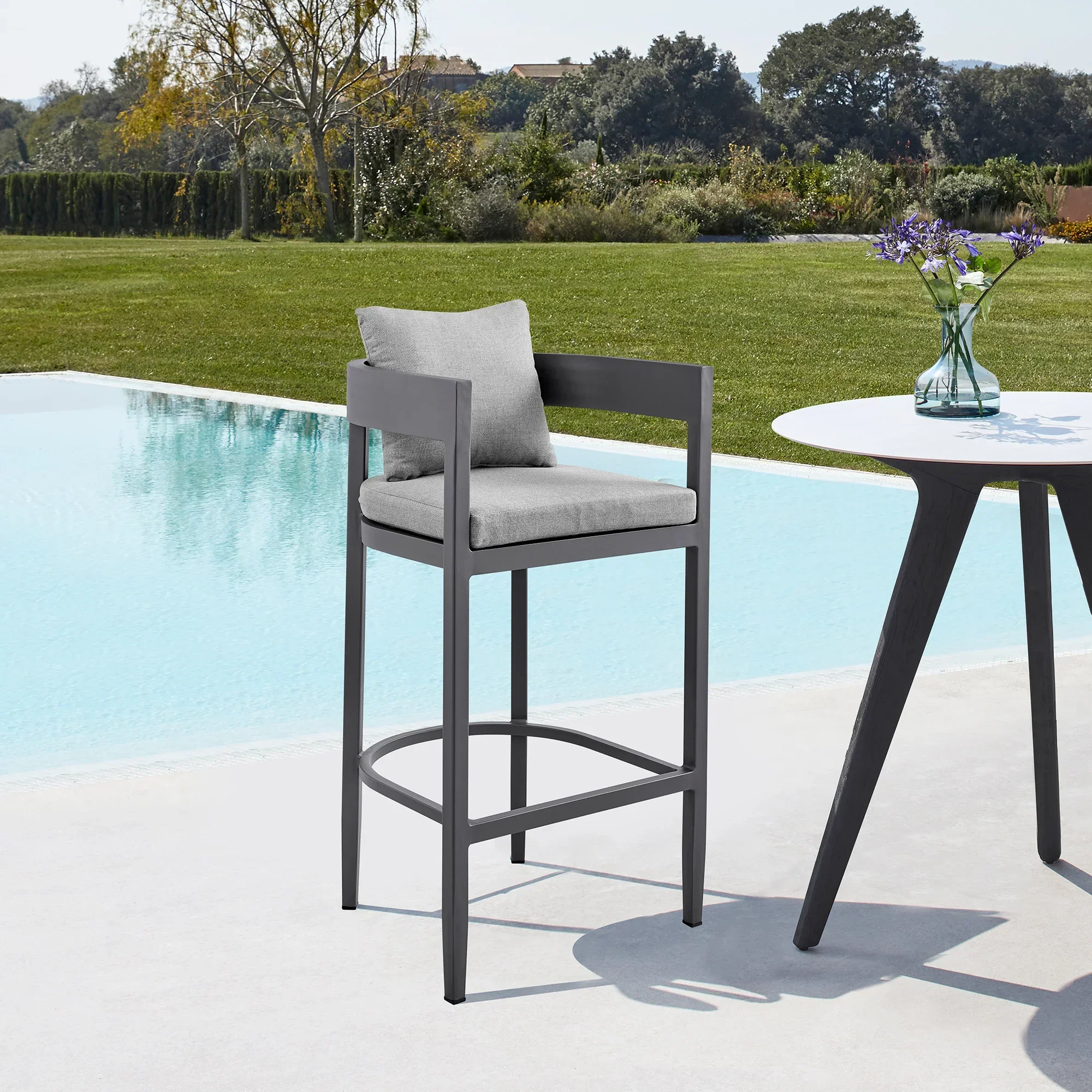 Argiope Outdoor Counter Stool - Set of 2 - Image 2