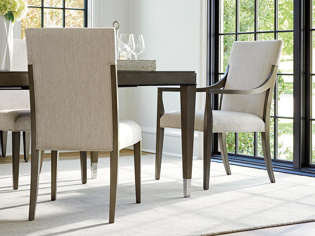 Ariana Saverne Upholstered Arm Chair - Set of 2 - Image 2