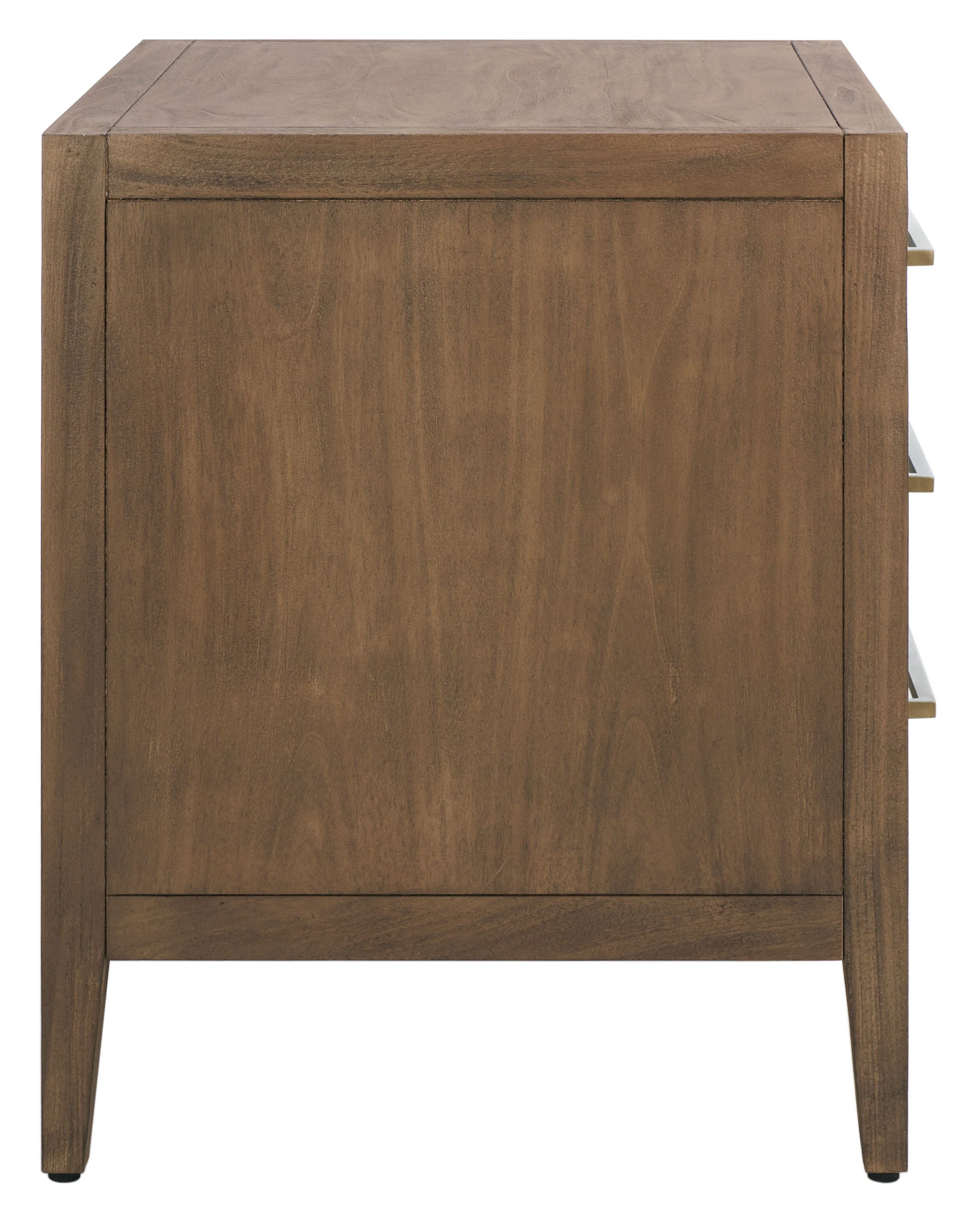Ariella 3 Drawer Wood Nightstand - Image 12