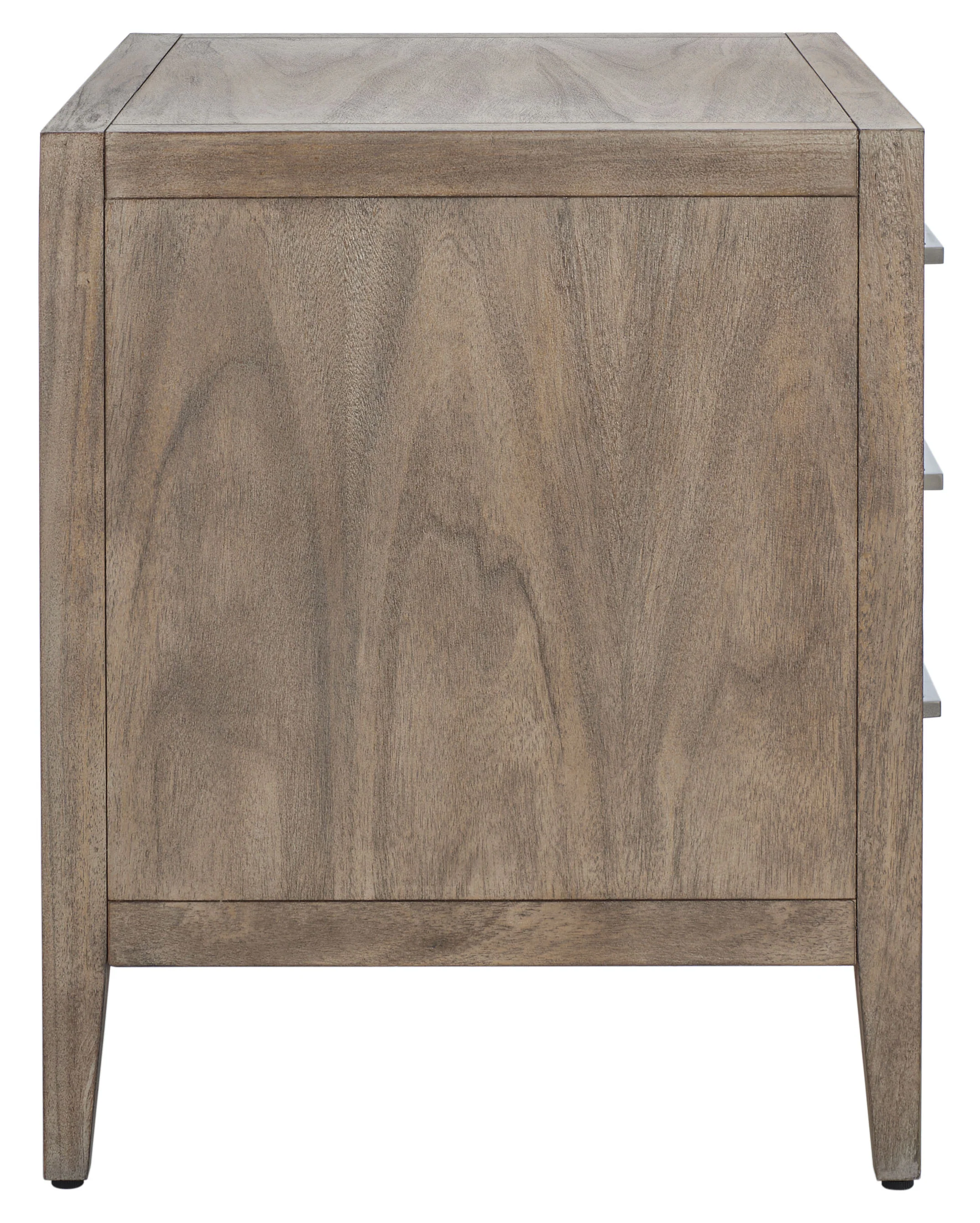 Ariella 3 Drawer Wood Nightstand - Image 25