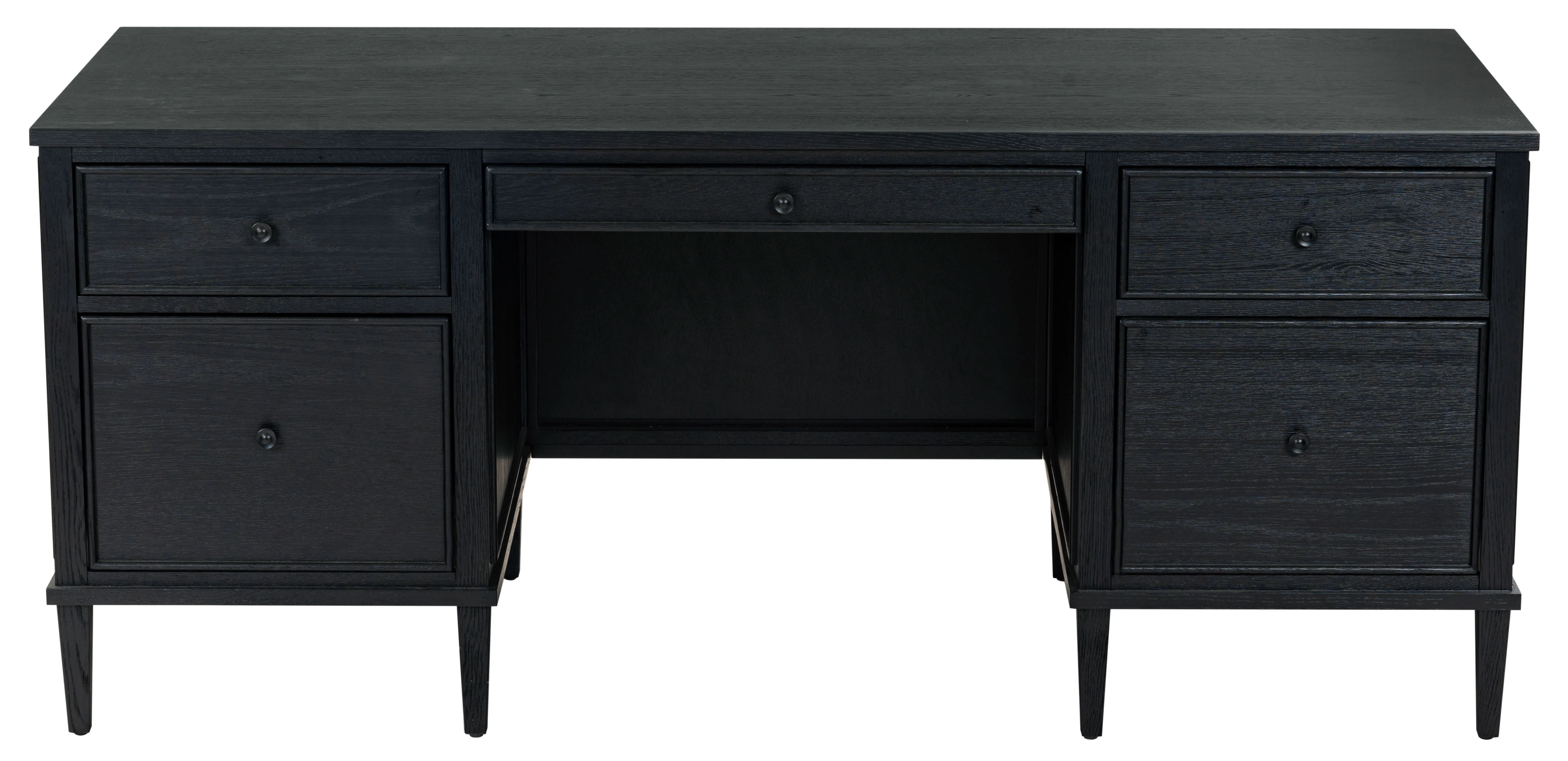 Ariella 5 Drawer Wood Desk
