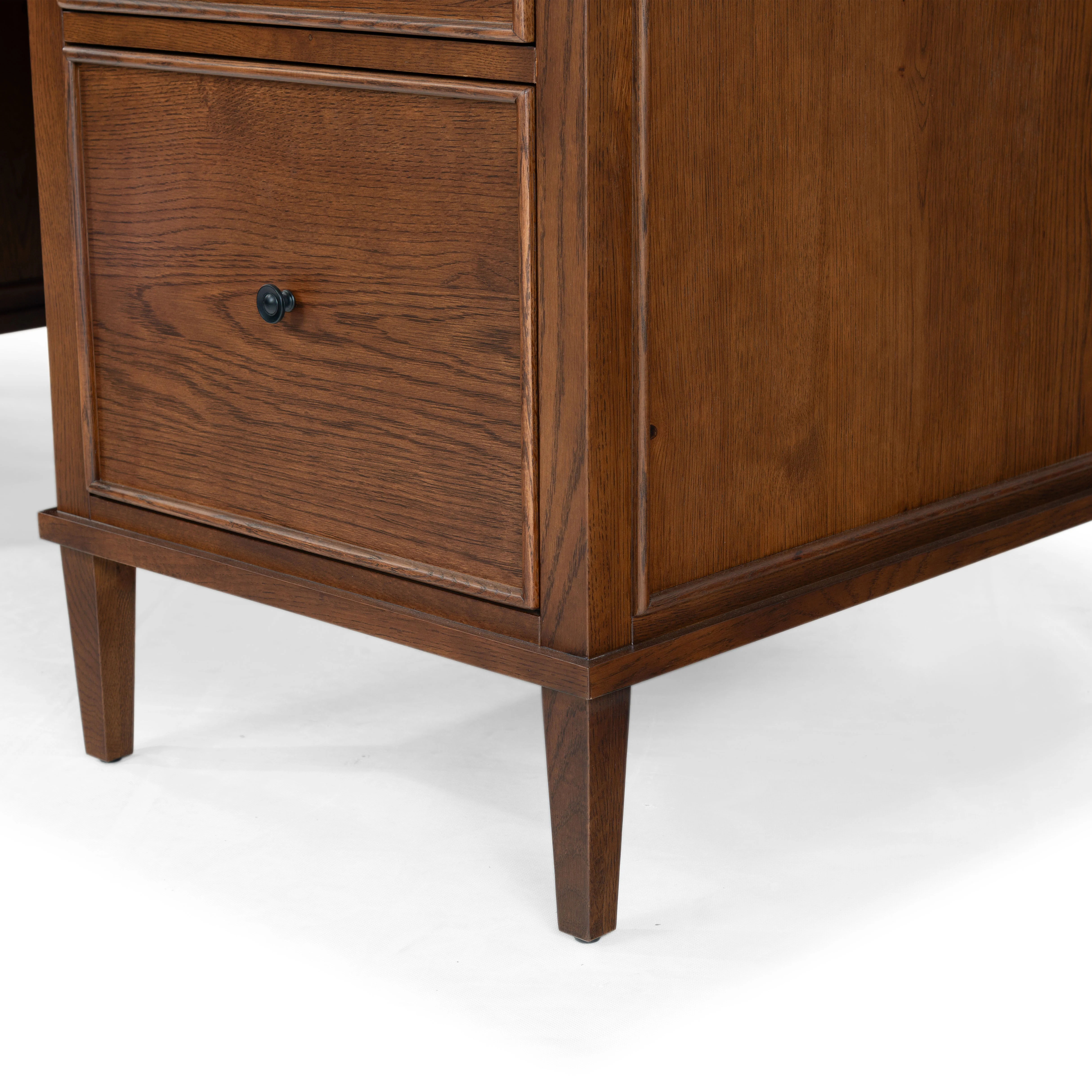 Ariella 5 Drawer Wood Desk - Image 13