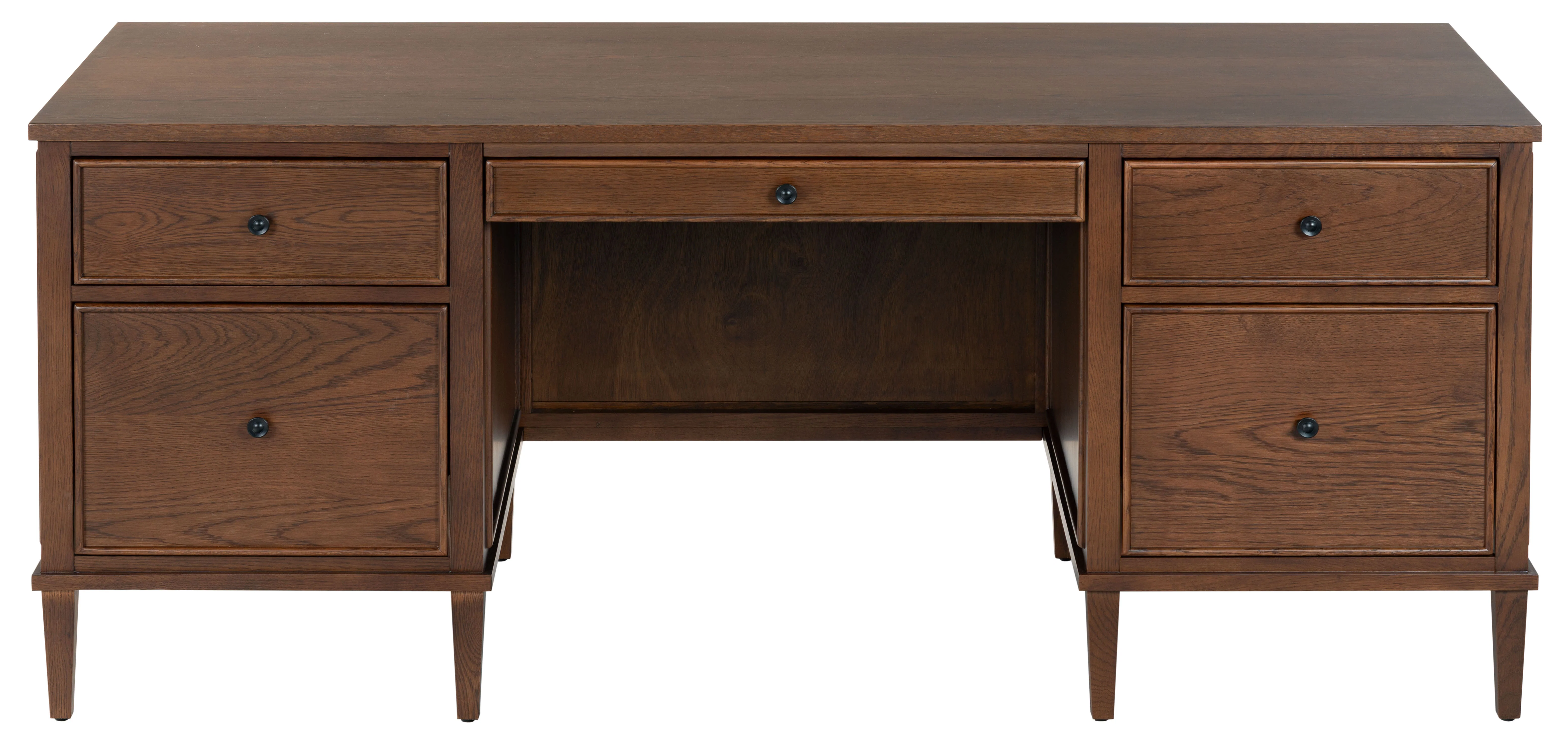 Ariella 5 Drawer Wood Desk - Image 18