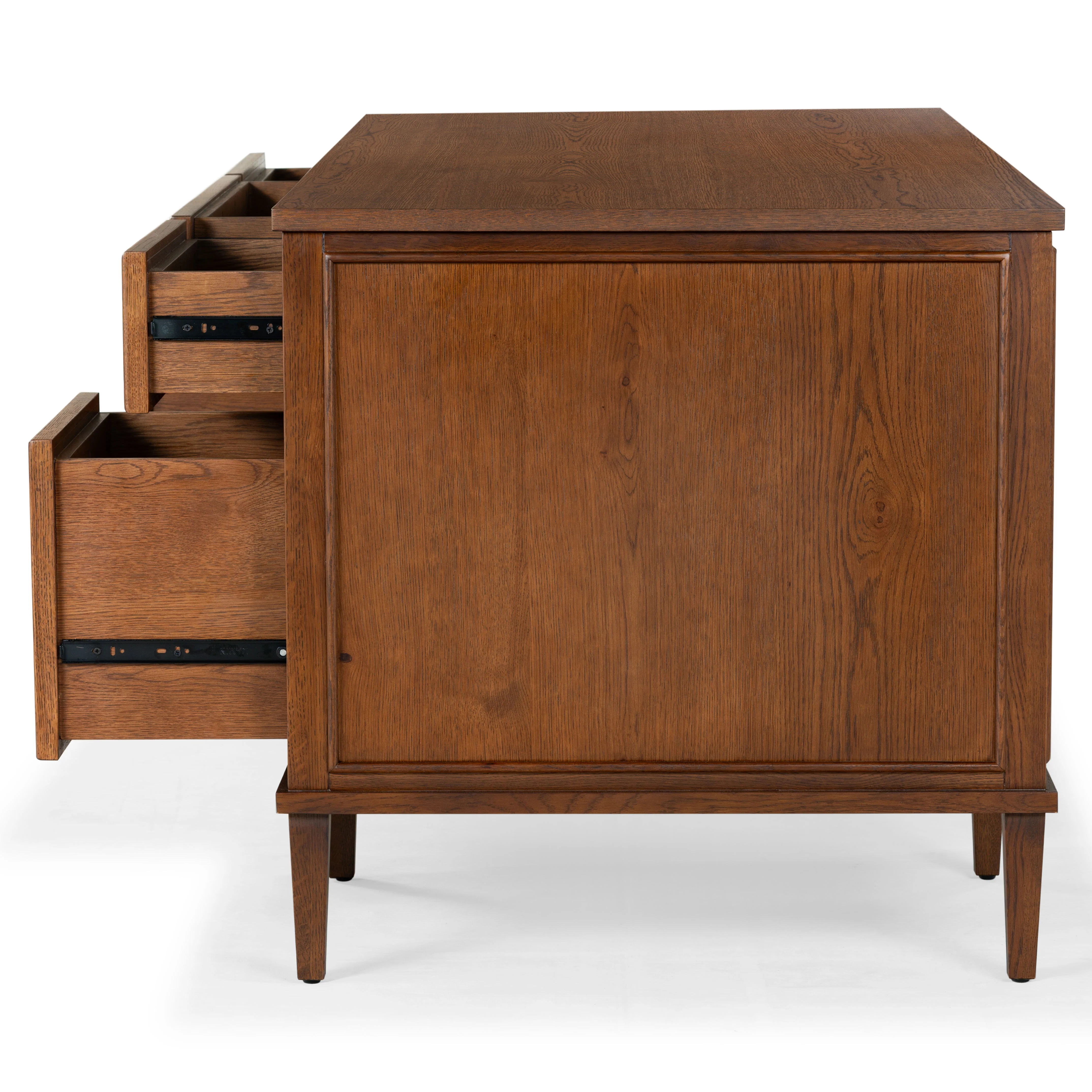Ariella 5 Drawer Wood Desk - Image 19