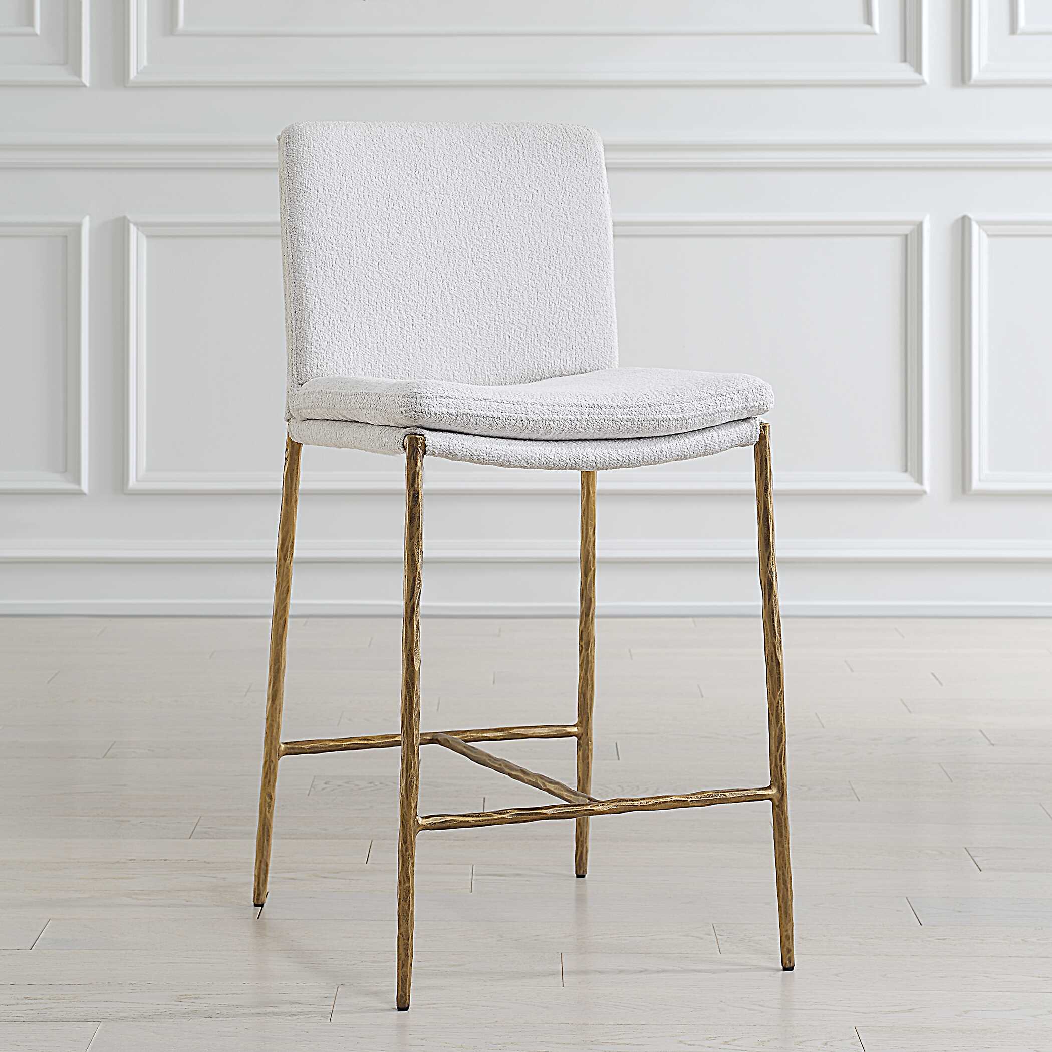 Ascend White Counter Stool - Image 3