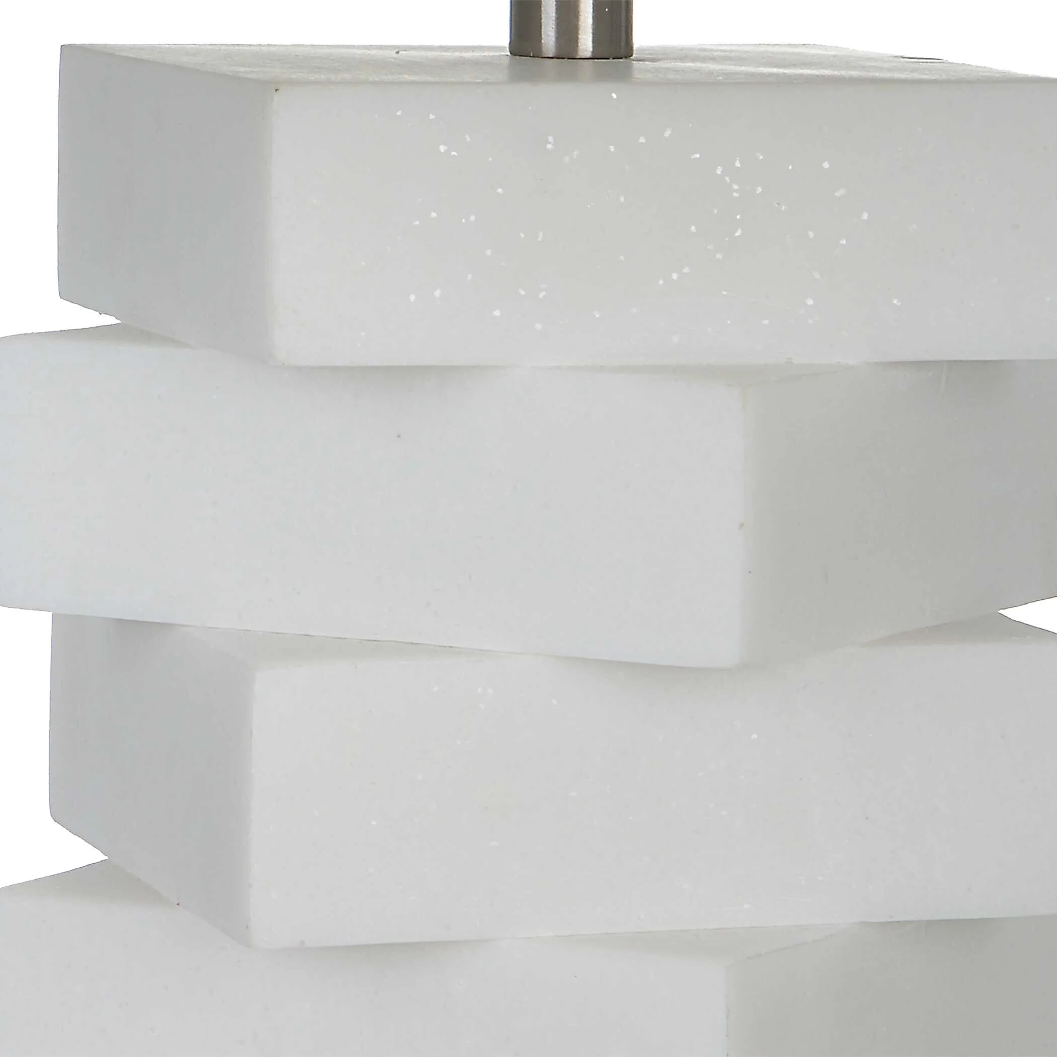 Ascent White Geometric Table Lamp - Image 6