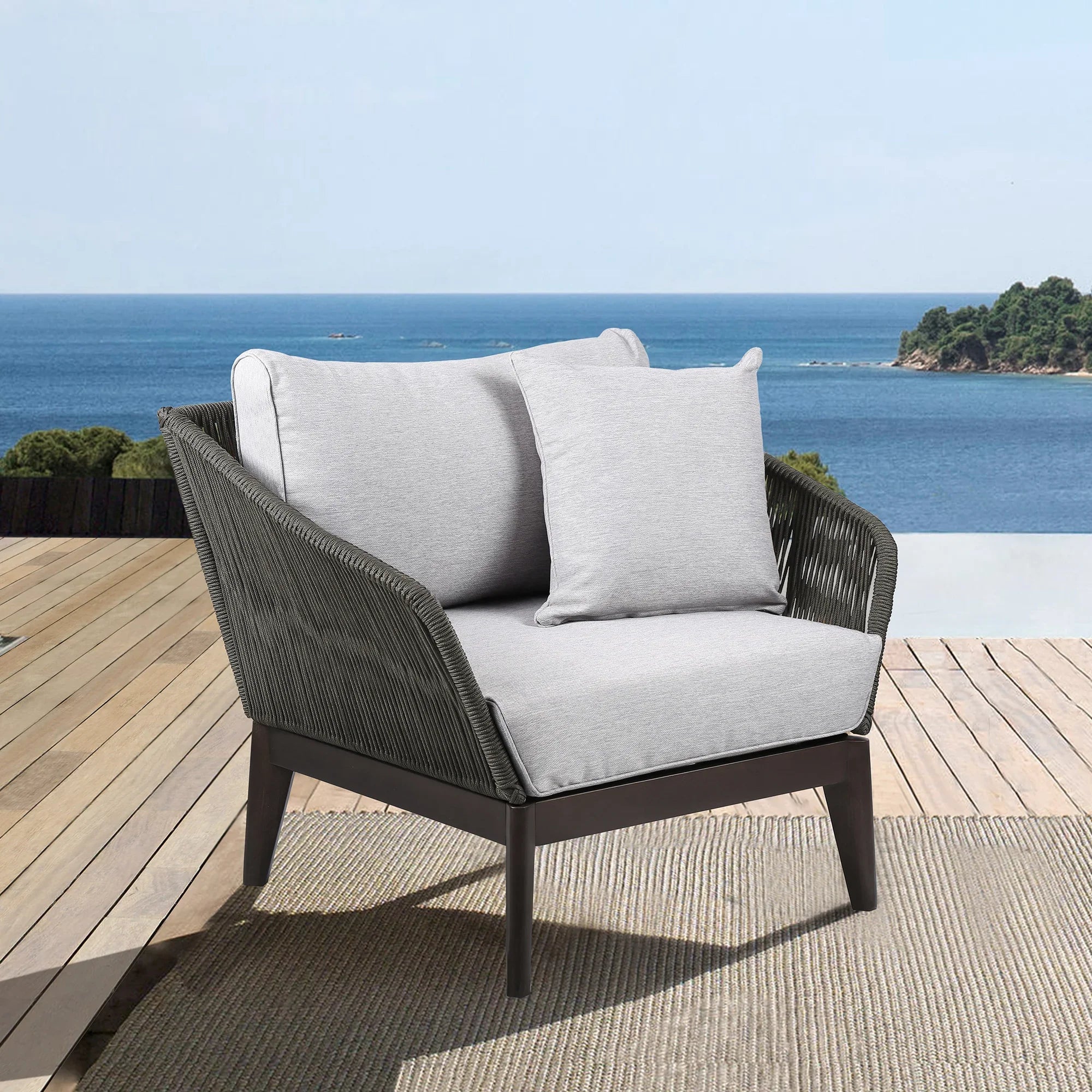 Athos Outdoor Lounge Chair - Image 2