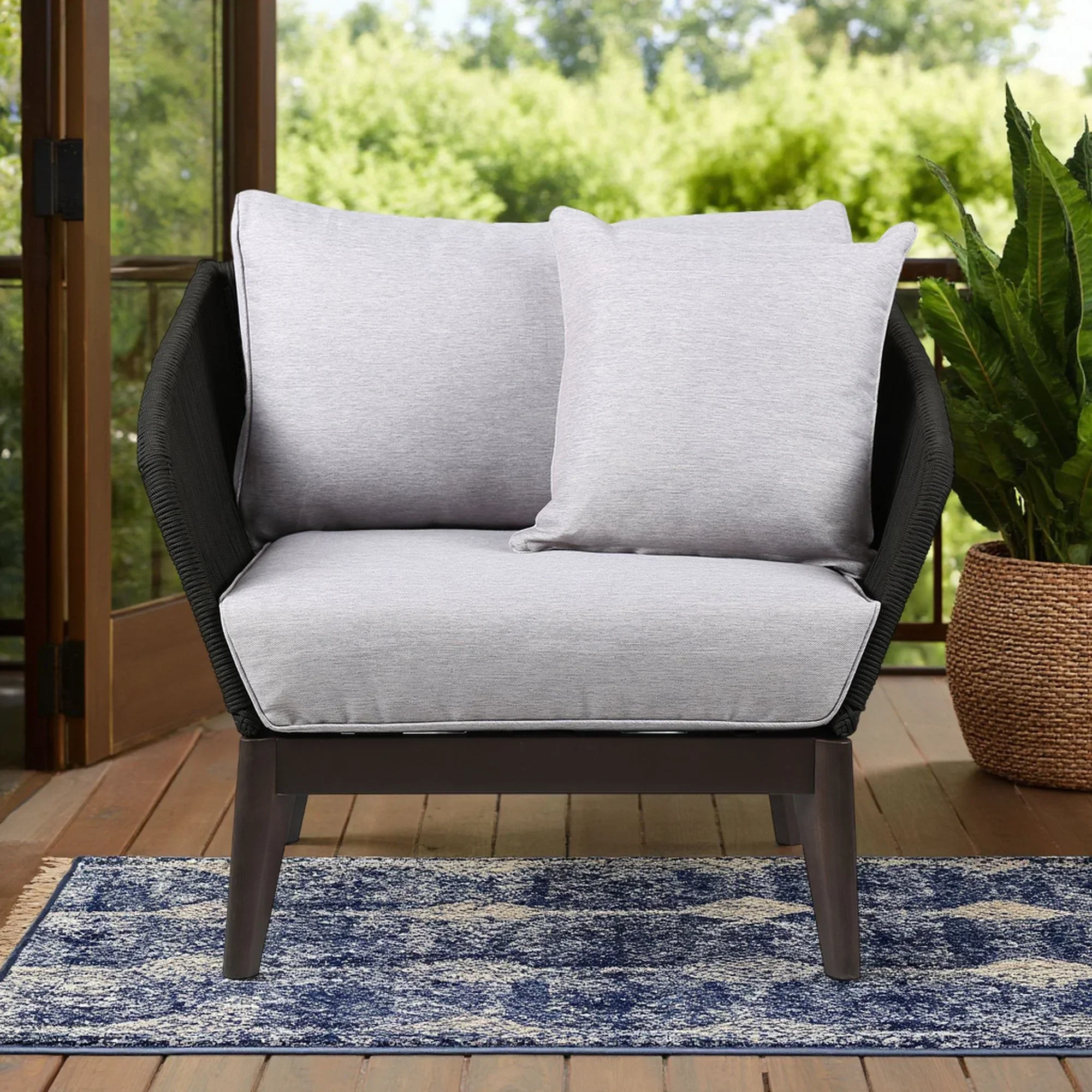 Athos Outdoor Lounge Chair - Image 3