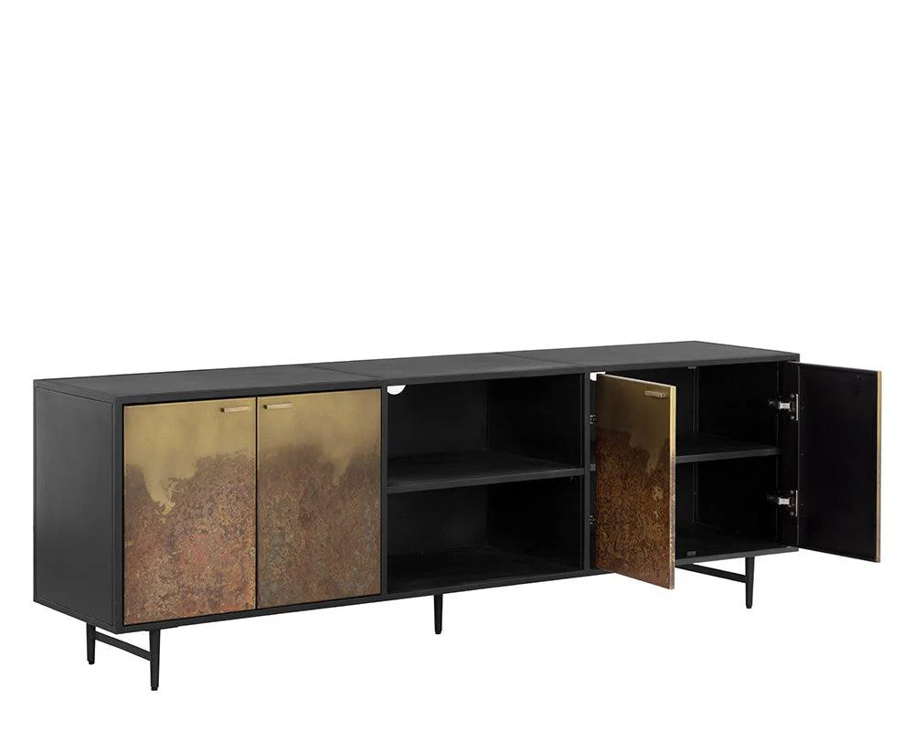 Auburn Media Console And Cabinet - Image 3