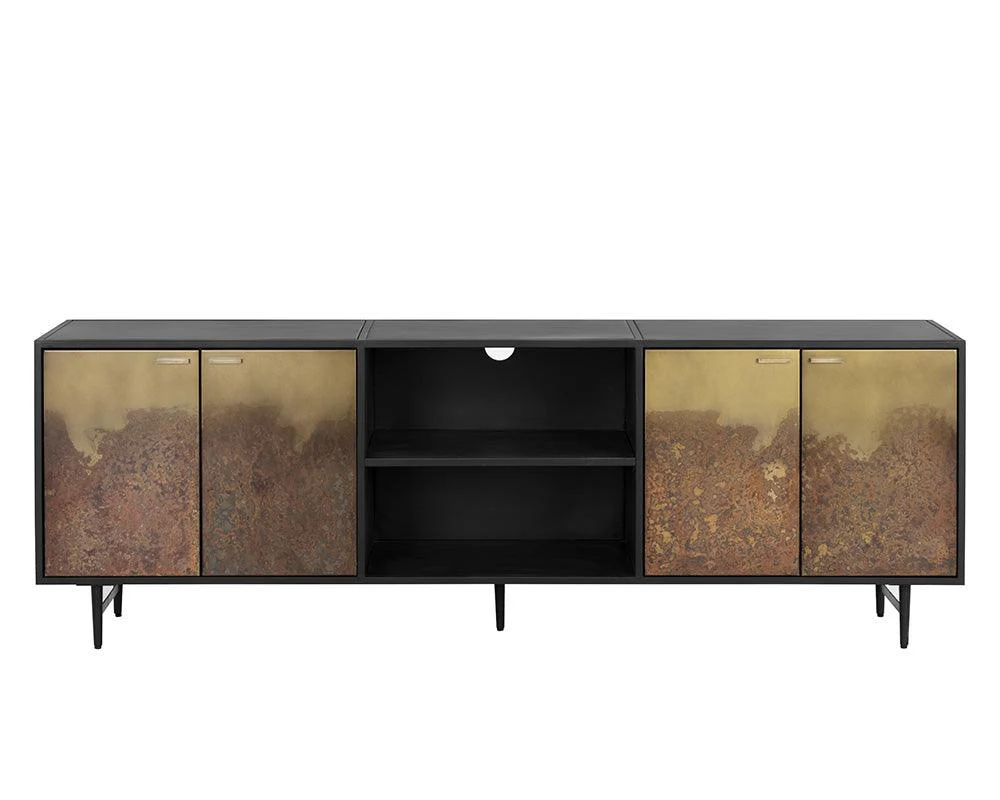 Auburn Media Console And Cabinet - Image 4