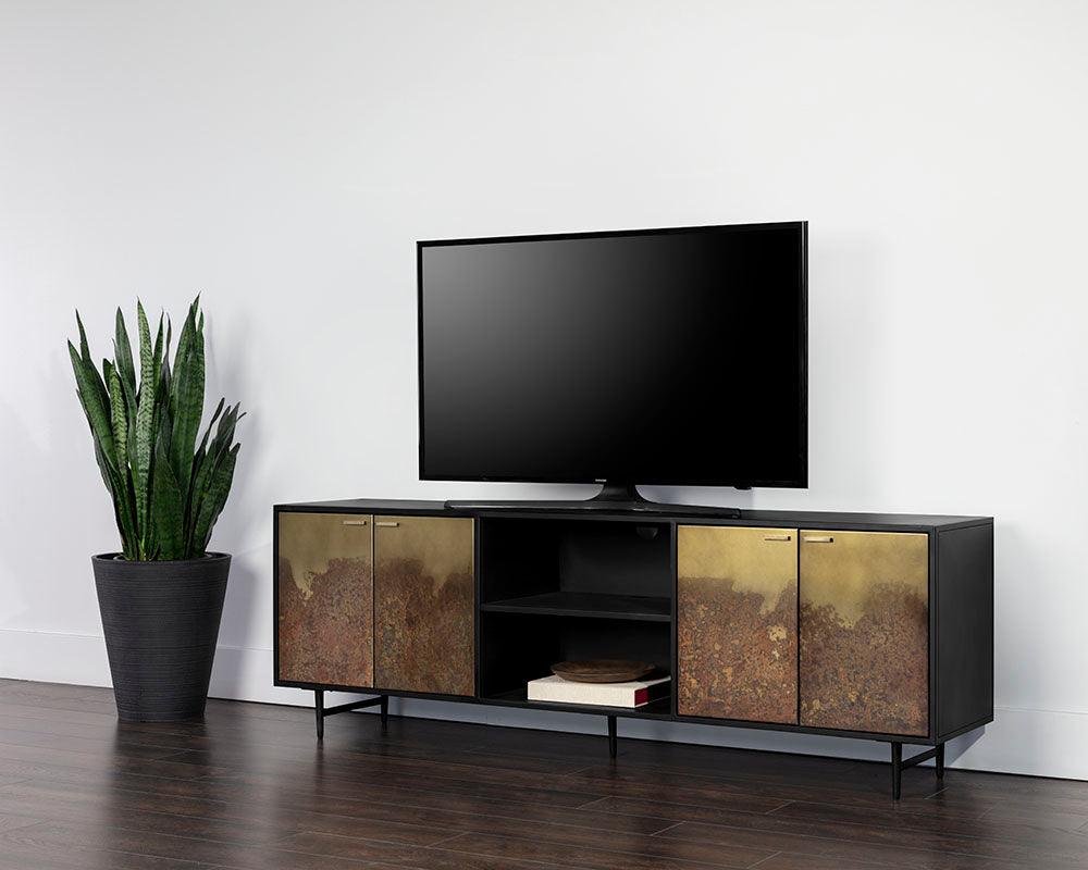Auburn Media Console And Cabinet - Image 5