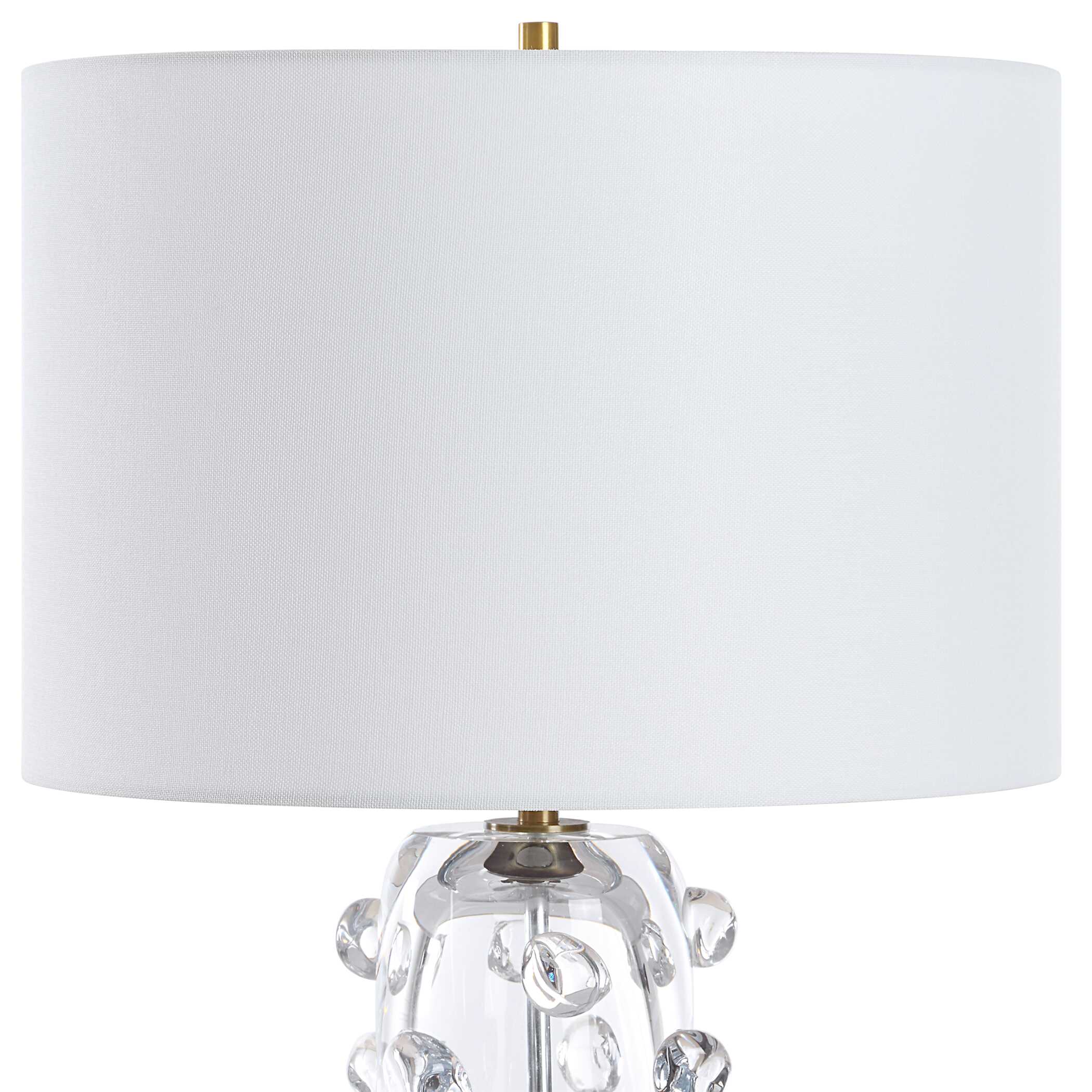 Aura Clear Glass Table Lamp - Image 5