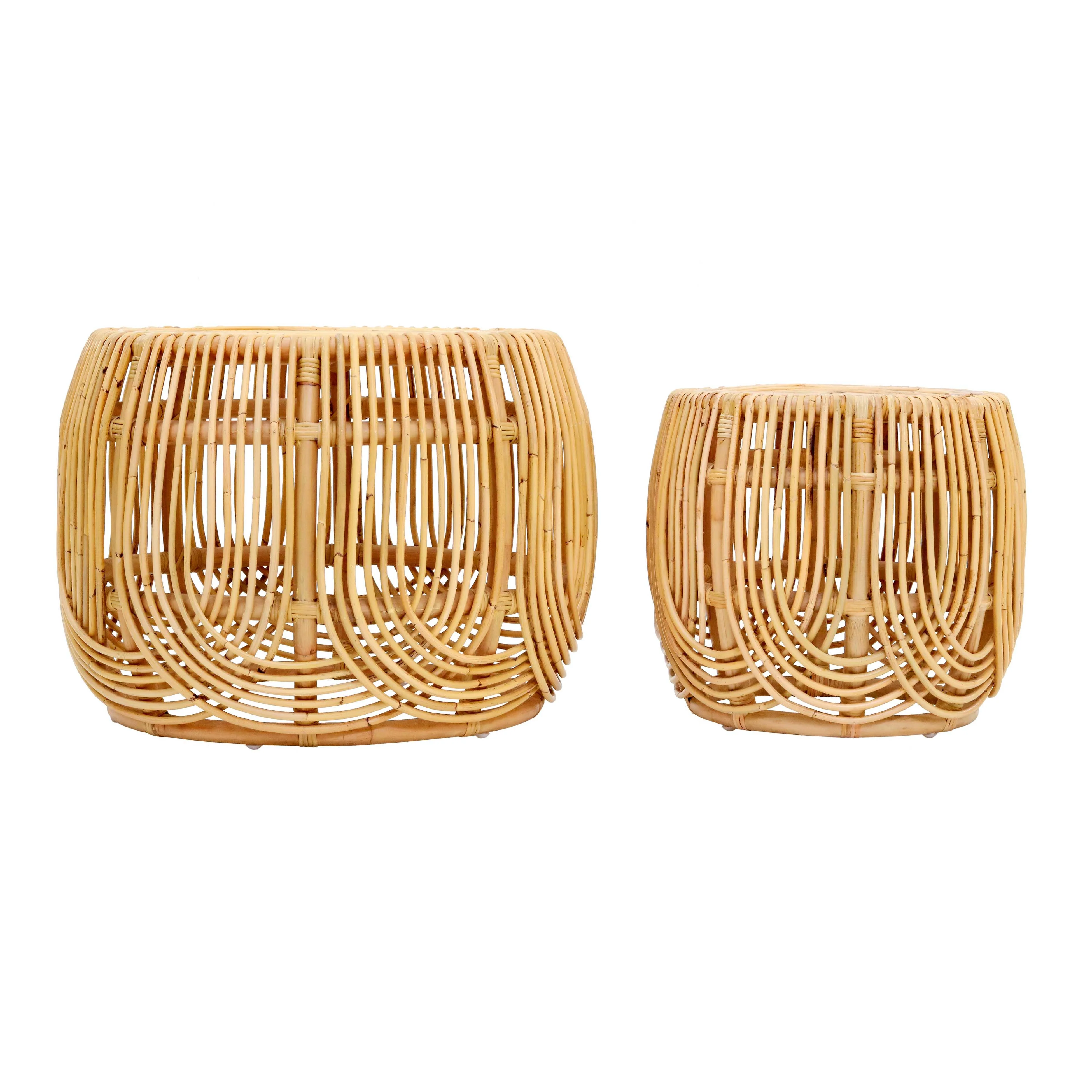 Azrina Rattan Nesting Tables - Image 3