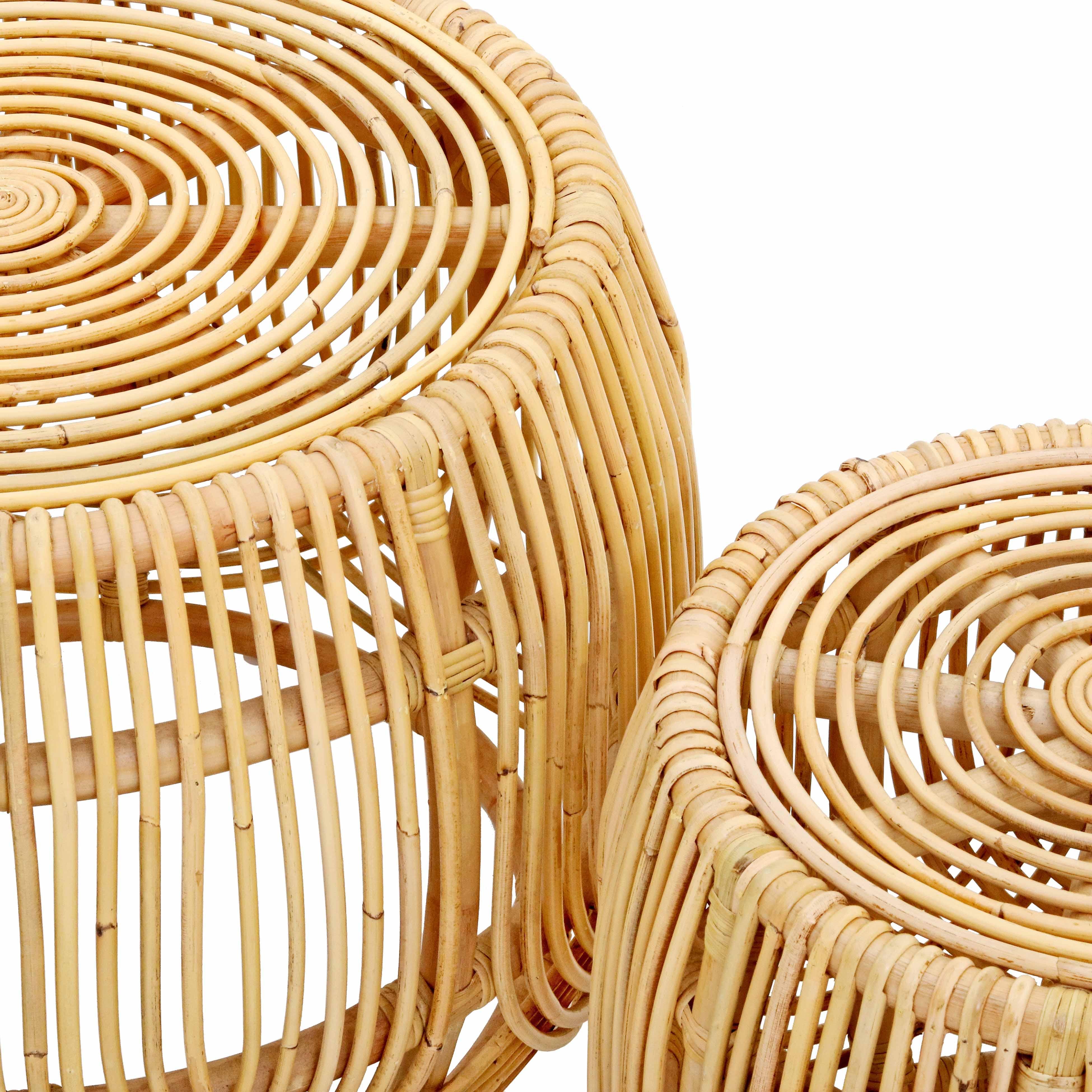 Azrina Rattan Nesting Tables - Image 4