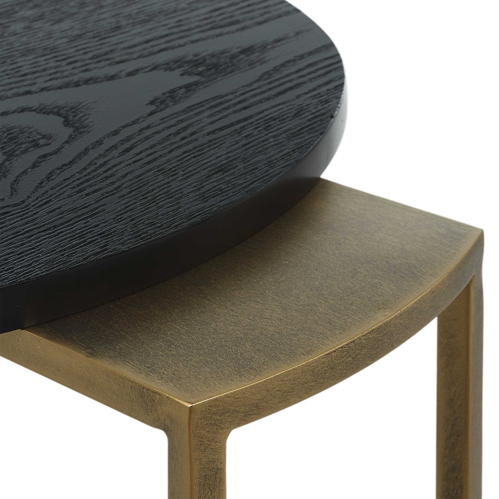 Aztec Wood Nesting Tables, Set/2 - Image 6