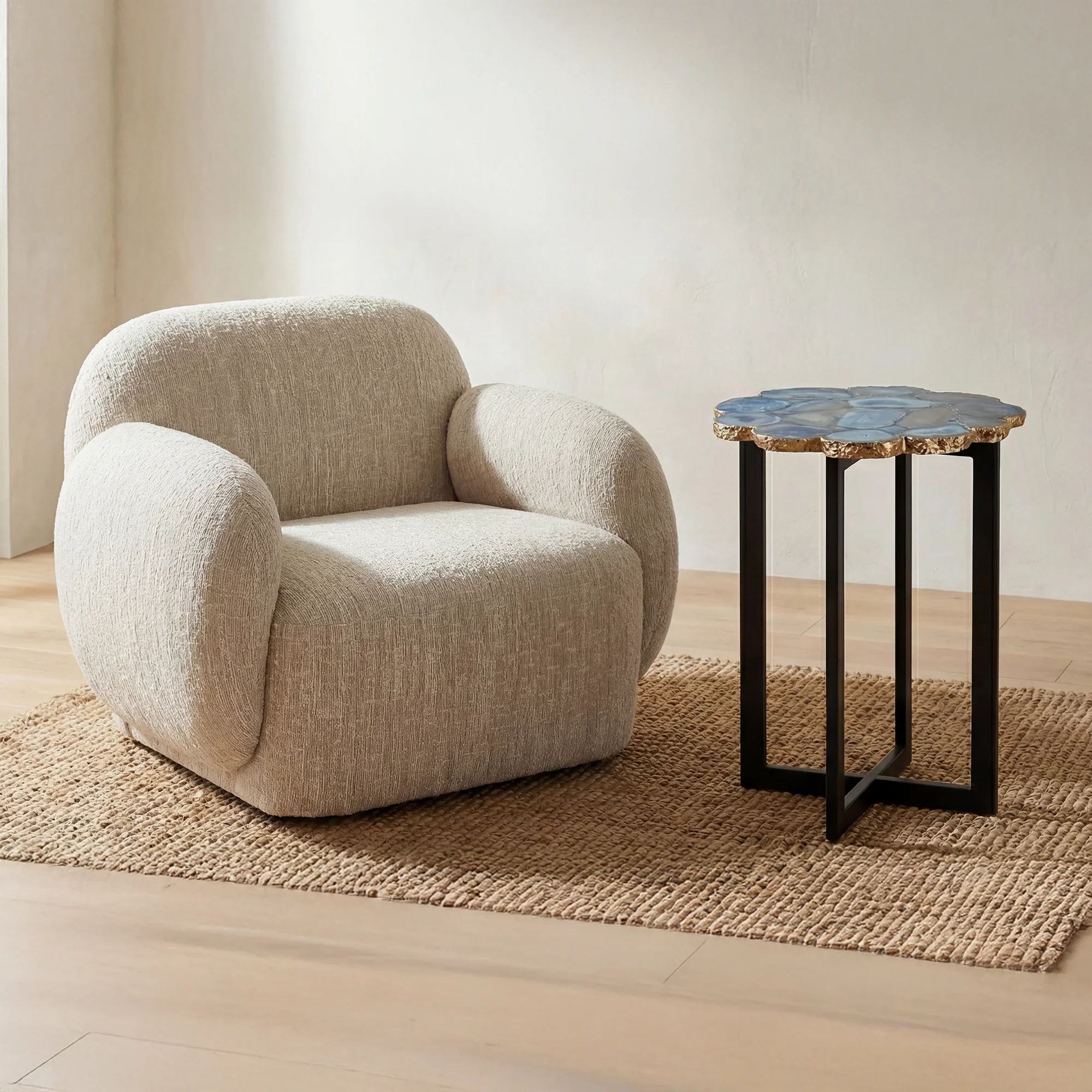 Azul Agate Accent Table - Image 2