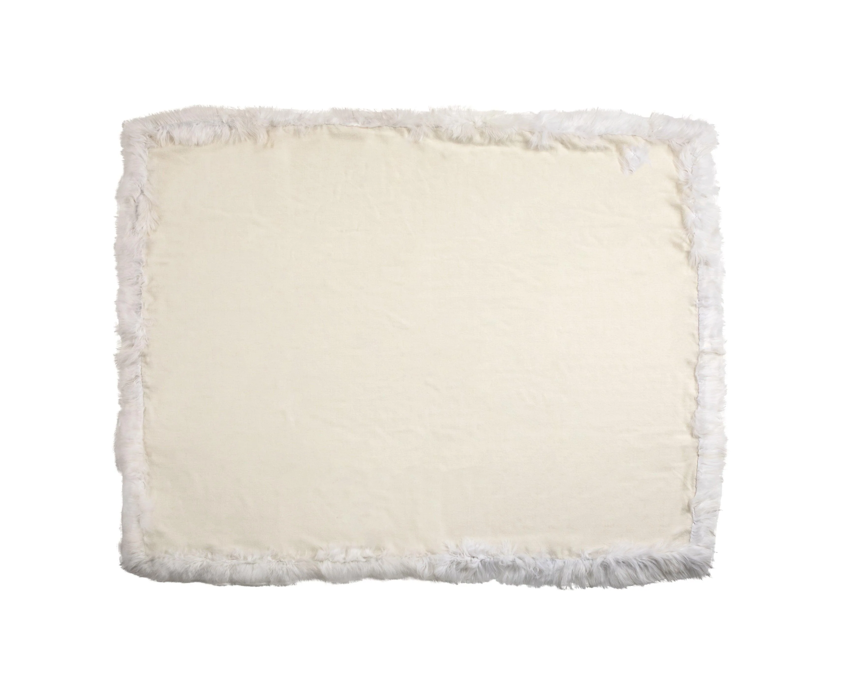 Baby Alpaca Woven Throw w/ Alpaca Fur Trim - Image 12