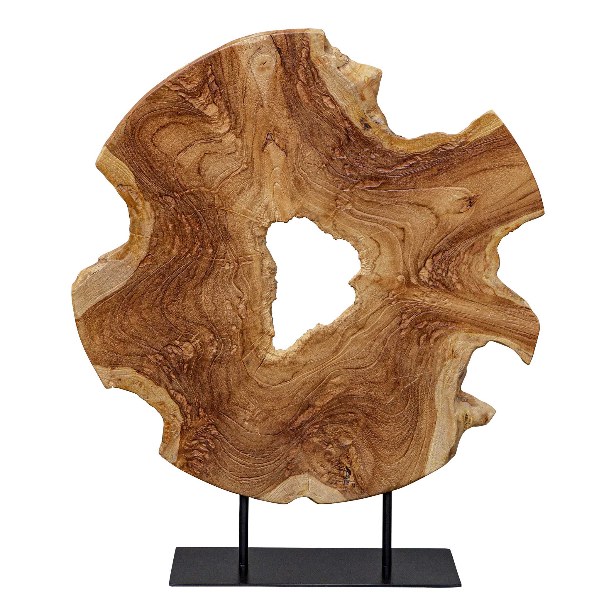 Bahati Wood Natural Sculpture - Image 5