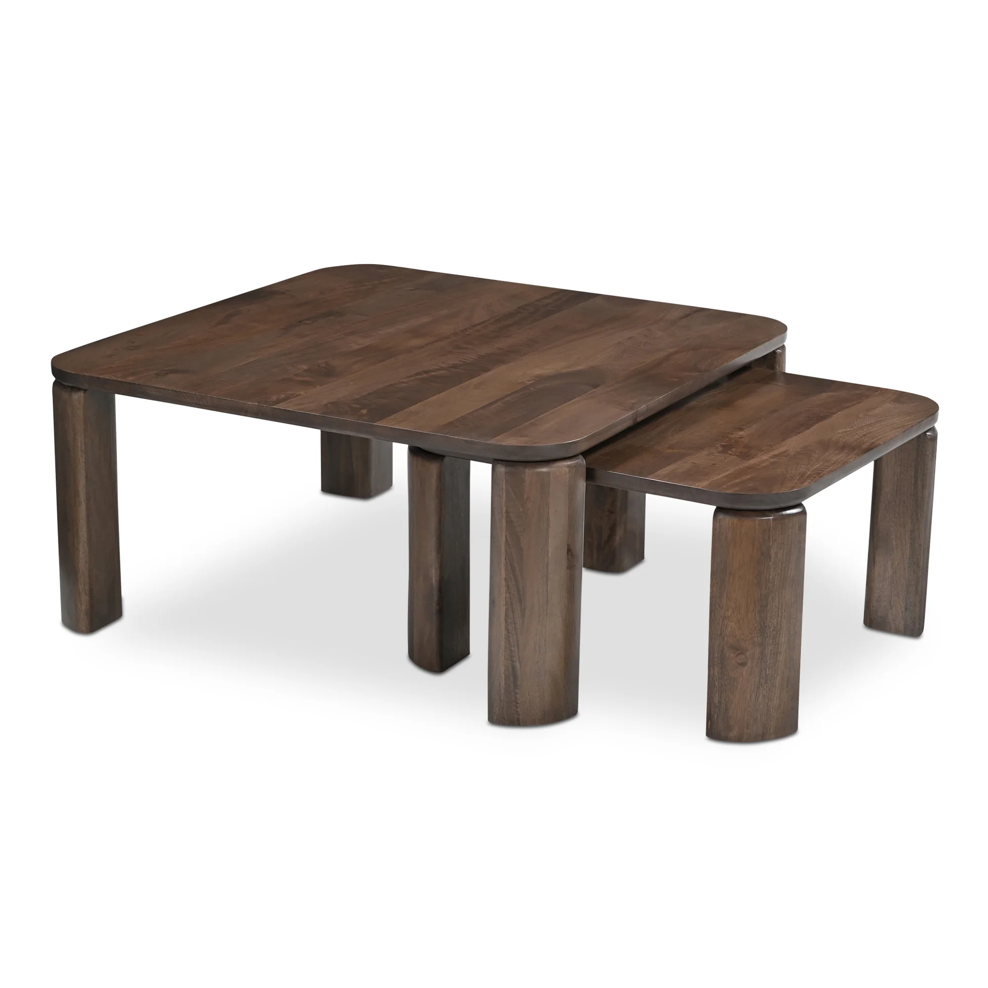 Bailey Nesting Coffee Table Deep Brown - Image 3