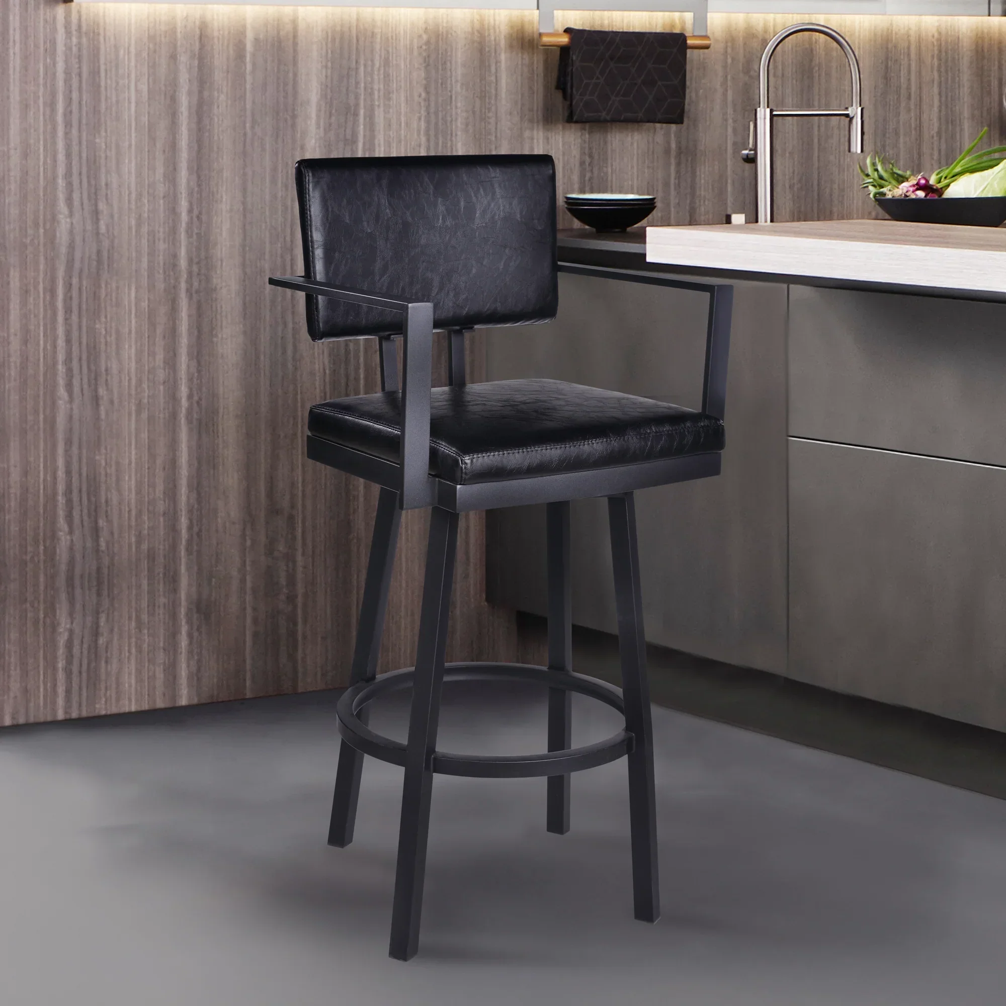 Balboa 26" Counter Stool with Arms - Set of 2 - Image 2