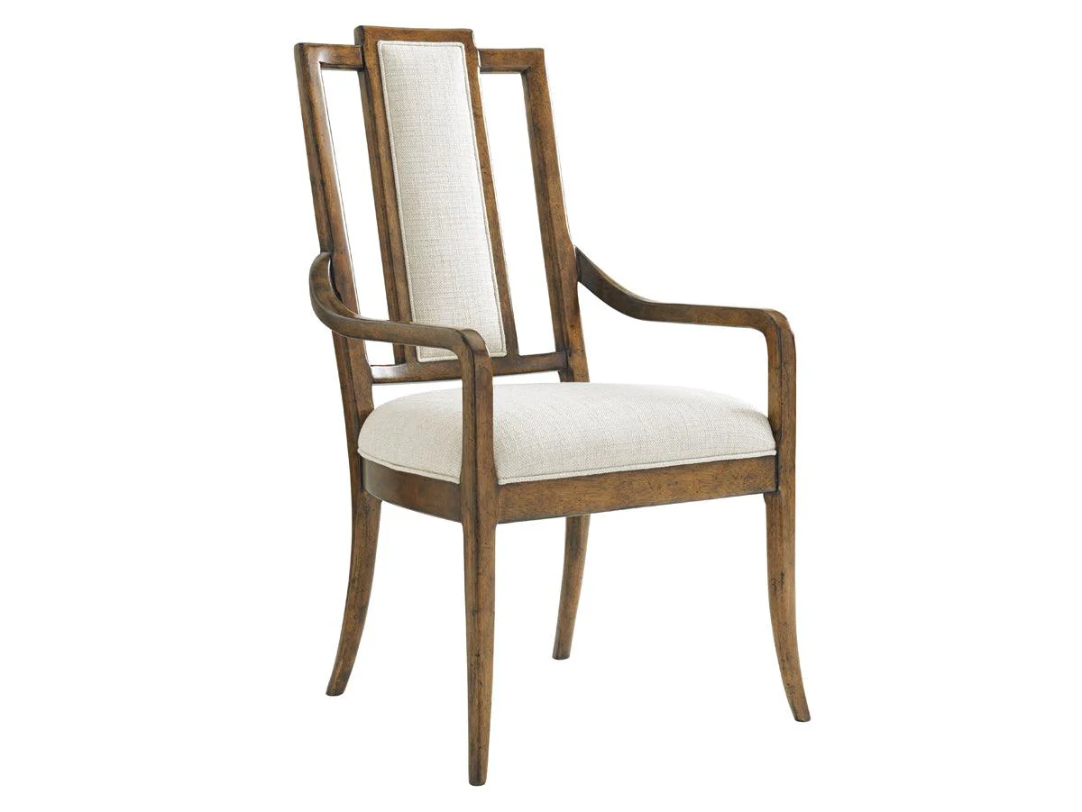 Bali Hai St. Barts Splat Back Arm Chair - Set of 2