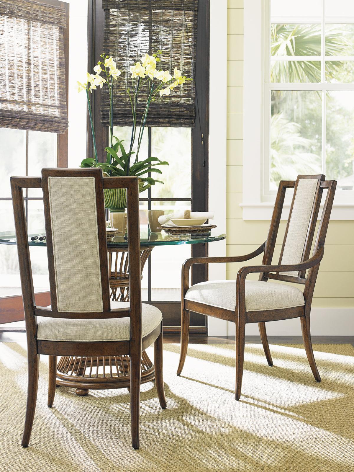 Bali Hai St. Barts Splat Back Arm Chair - Set of 2 - Image 2