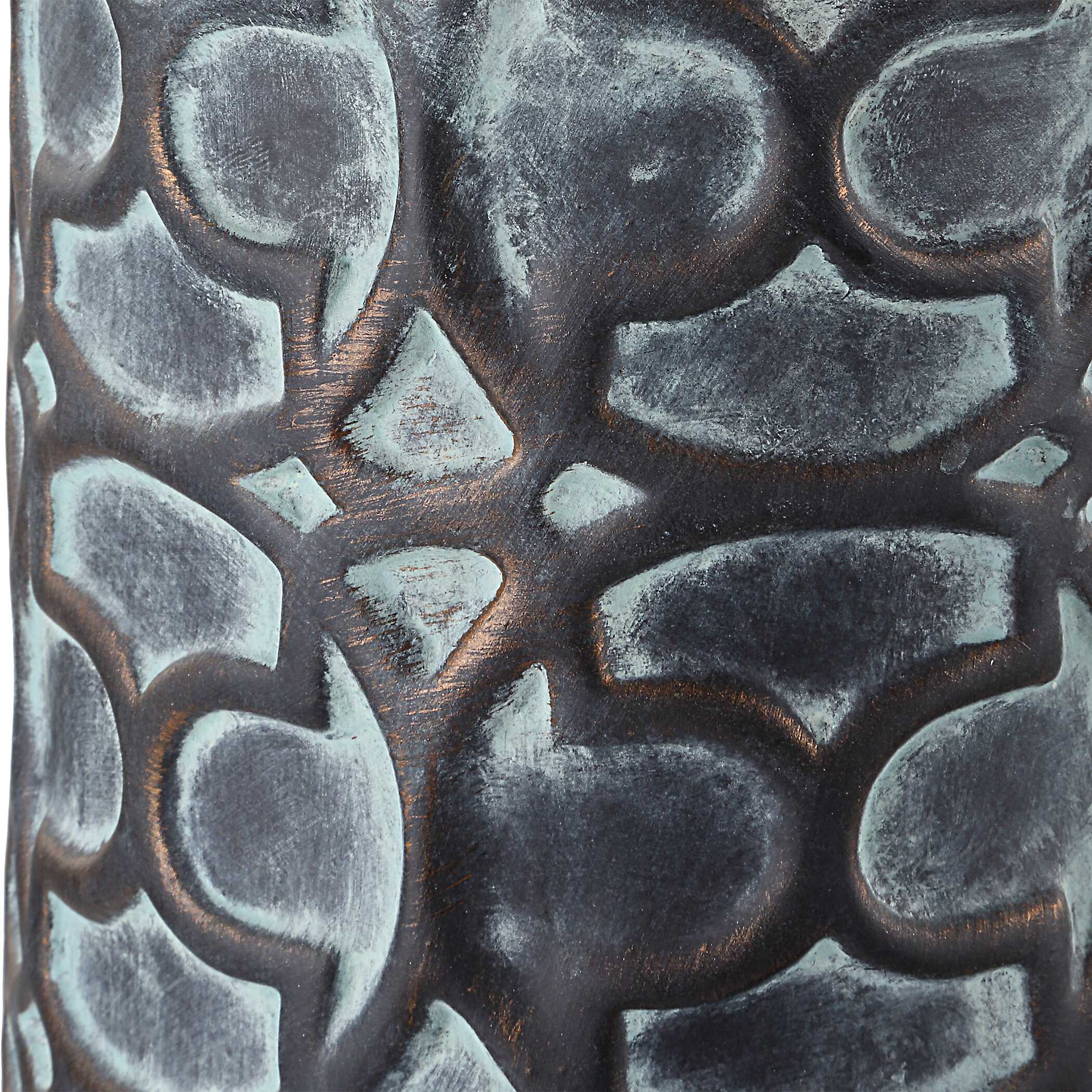 Baltra Bronze Patina Vases - Set of 2 - Image 4