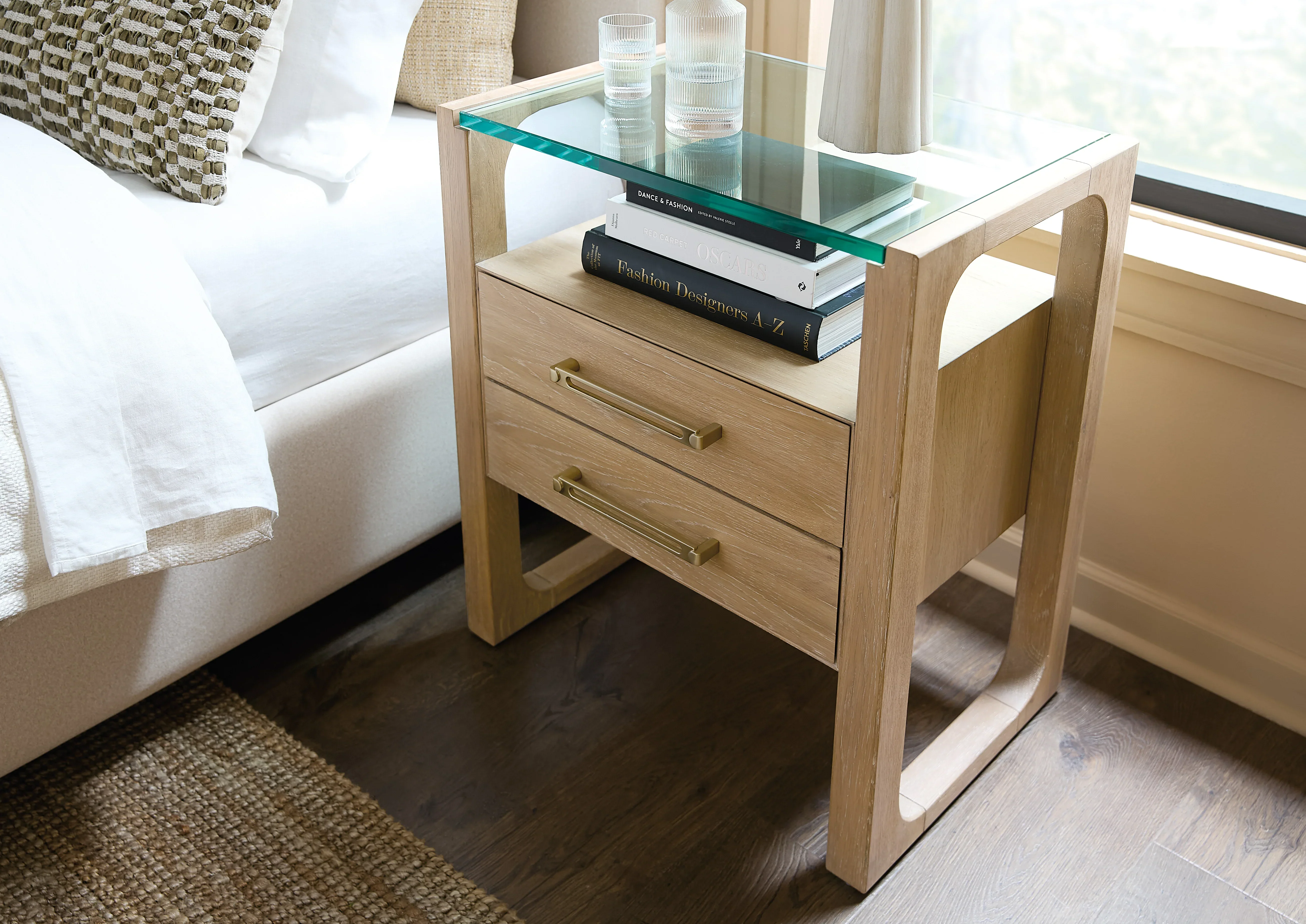 Banyon Bay Two Drawer Nightstand - Image 5