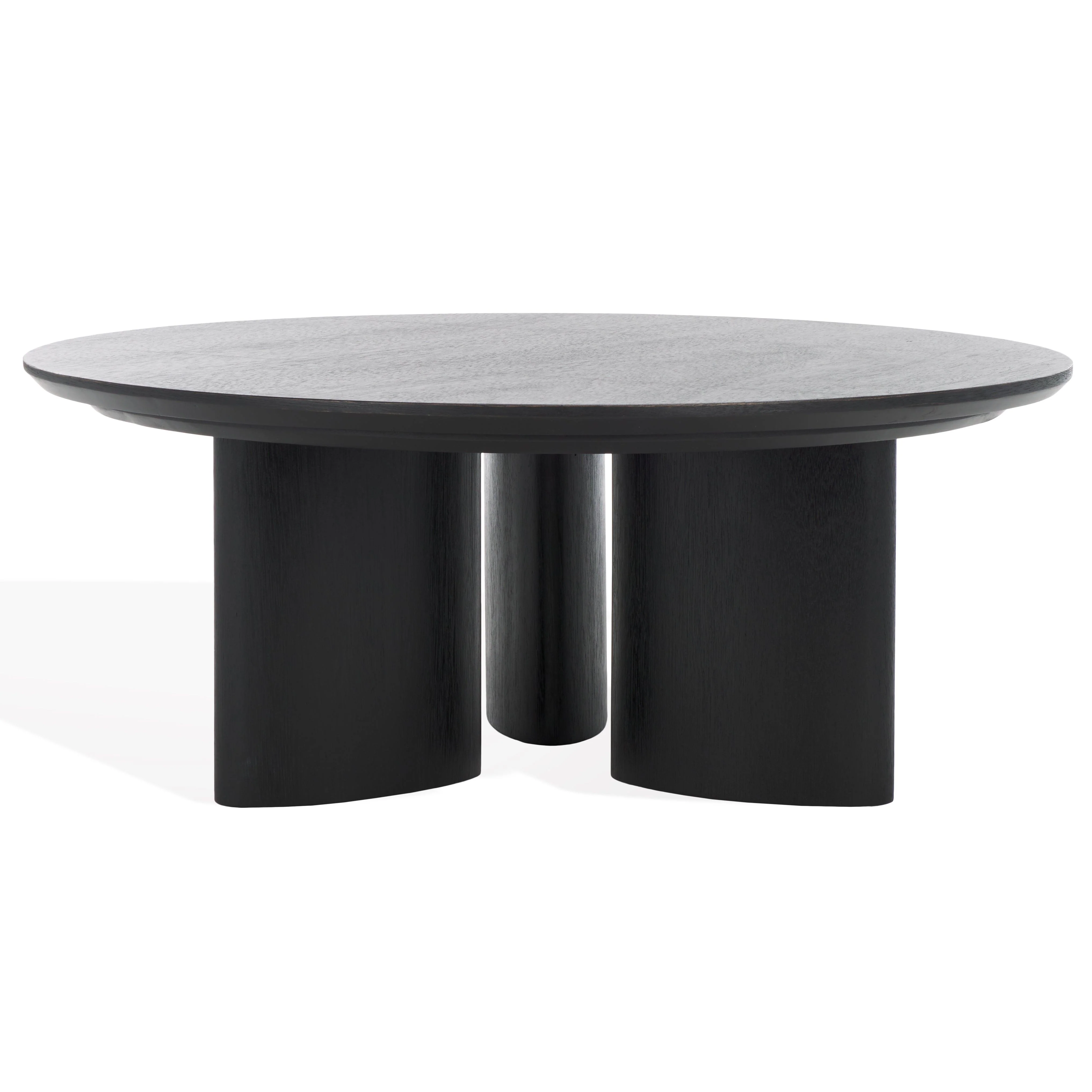 Barnard Round Wood Coffee Table - Image 3