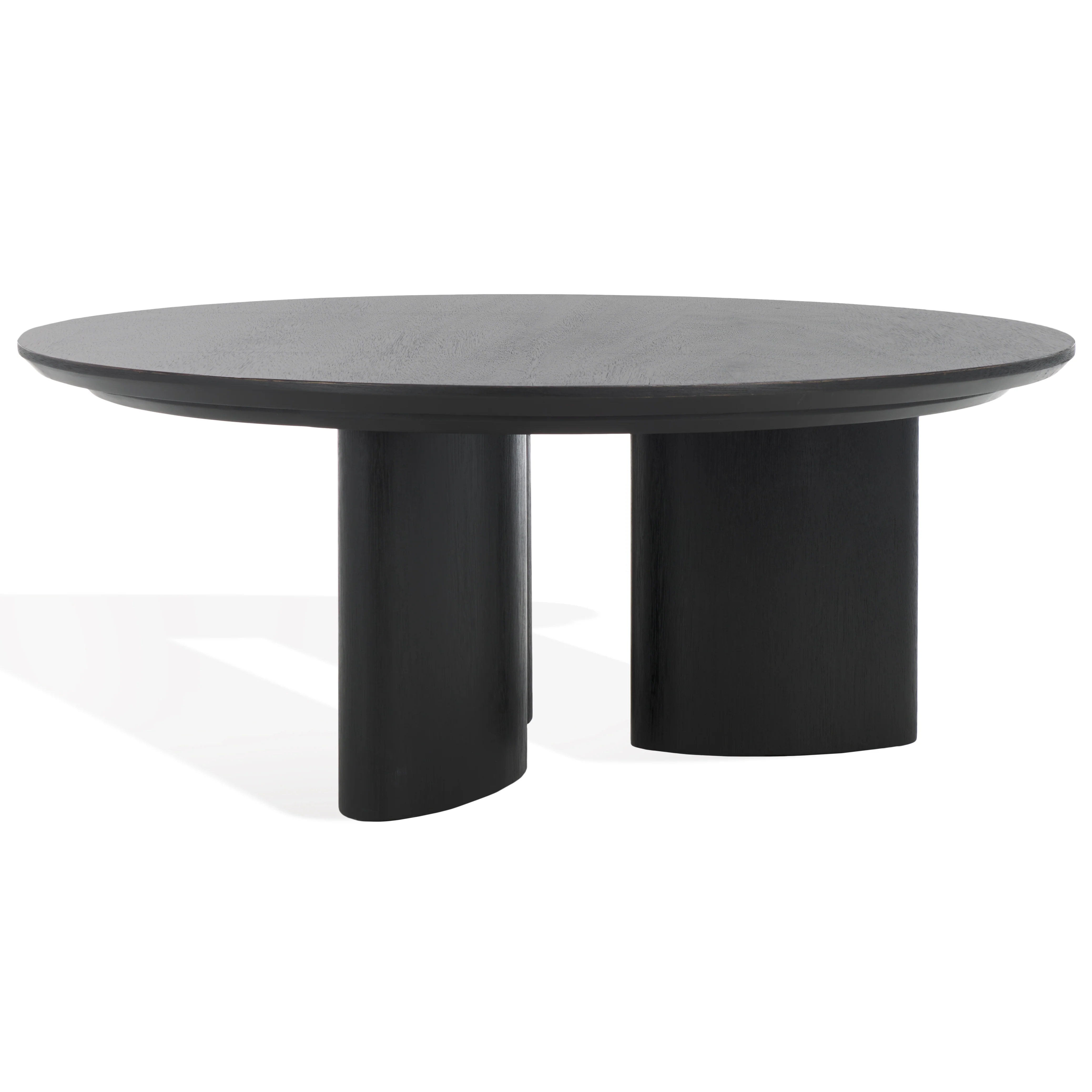 Barnard Round Wood Coffee Table - Image 8