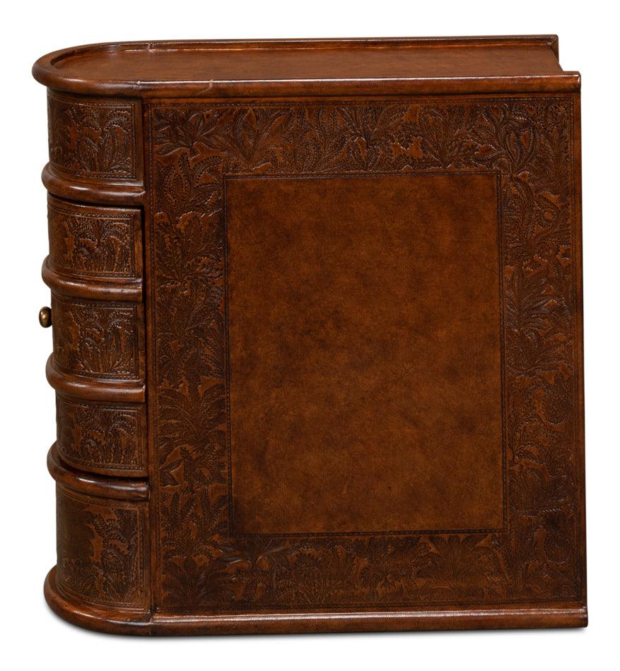 Barnes Leather Book Side Table - Image 5