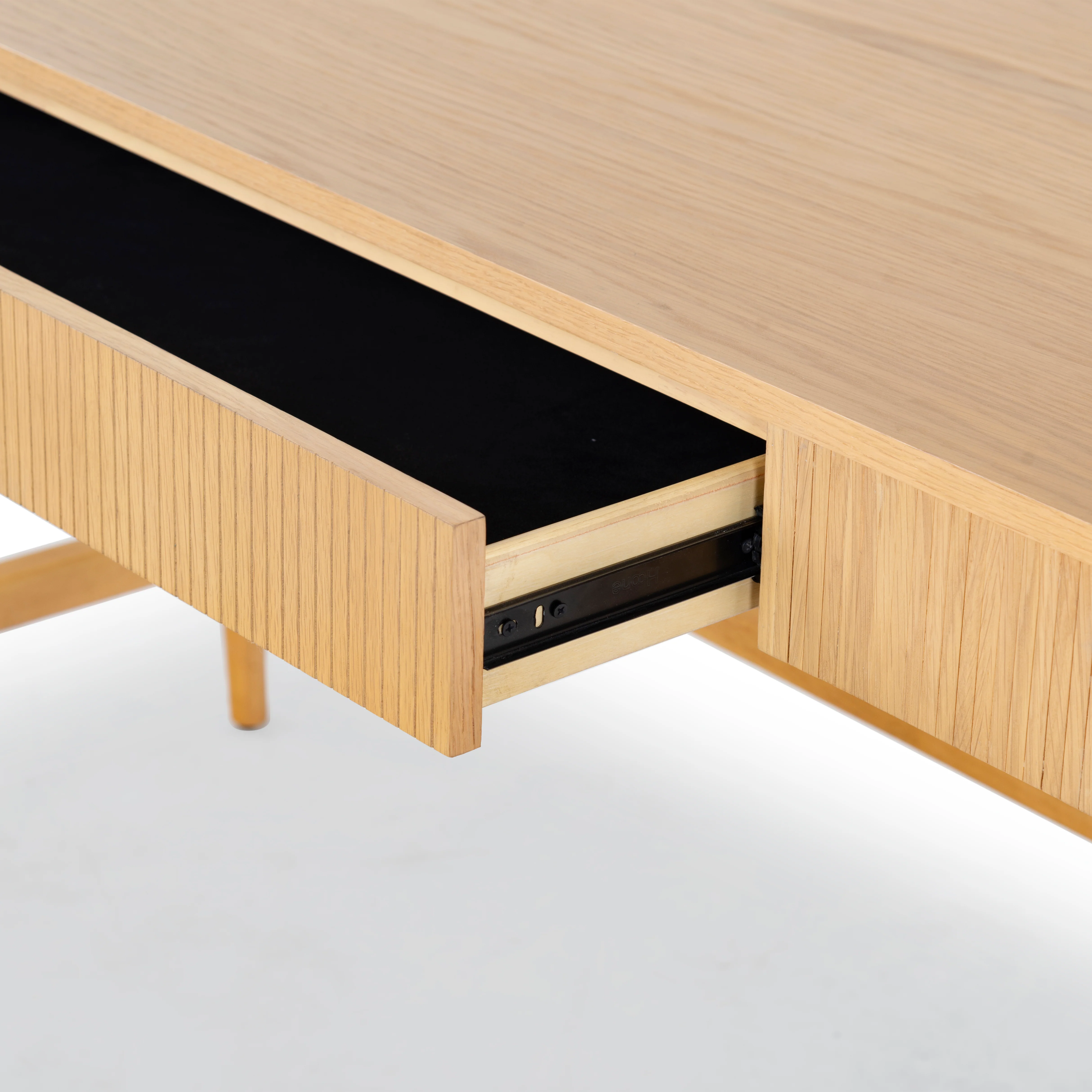Barnett 1 Drawer Wood Desk - Image 5