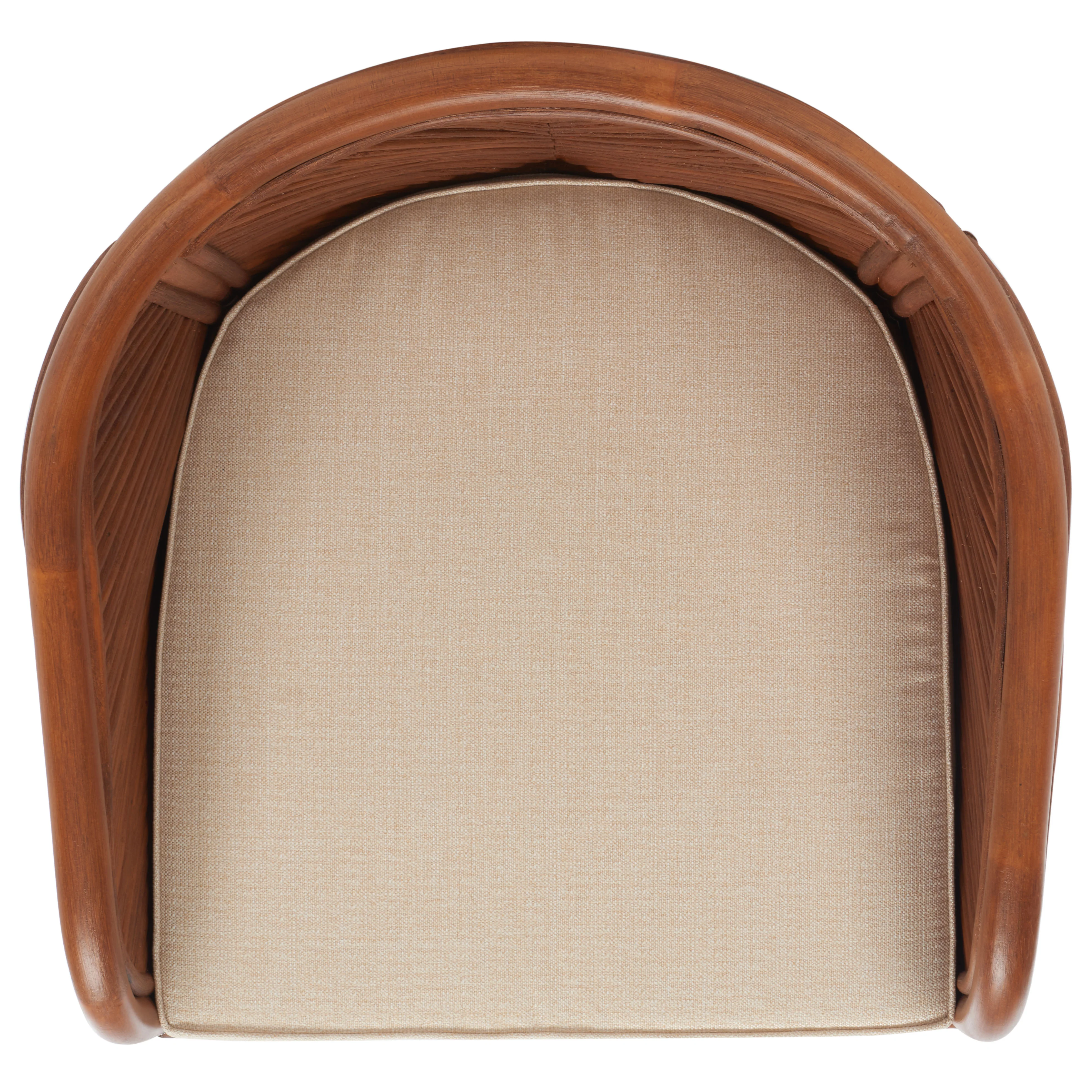 Barnette Rattan Pole Accent Chair - Image 12